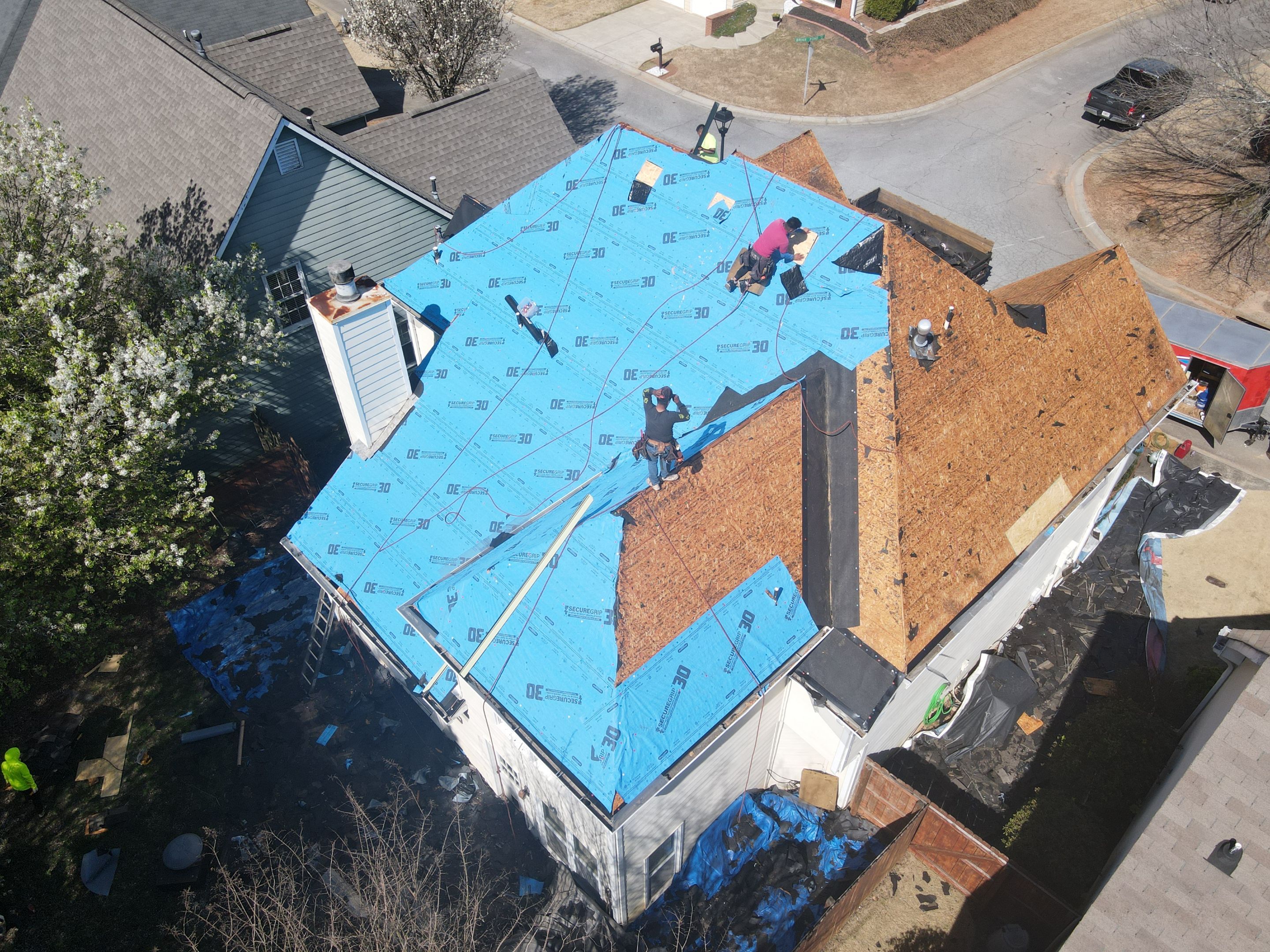 Residential Roofing Installation using Owens Corning by Inspector Roofing and Restoration