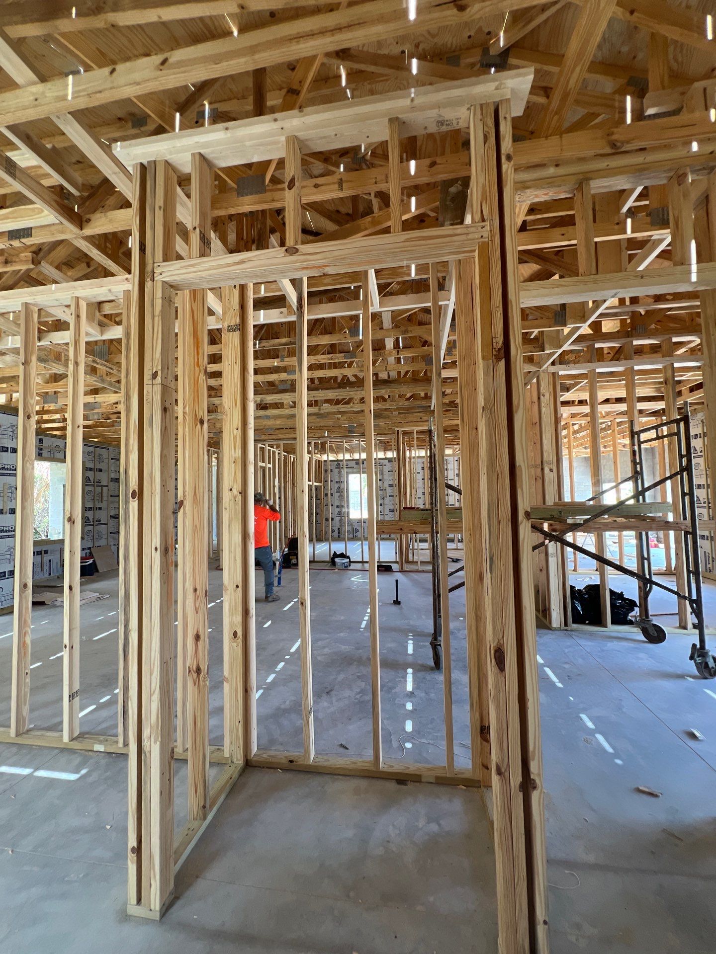 New Home Construction in Rotonda West with Masonry and Custom Framing by Smirnov Construction Inc
