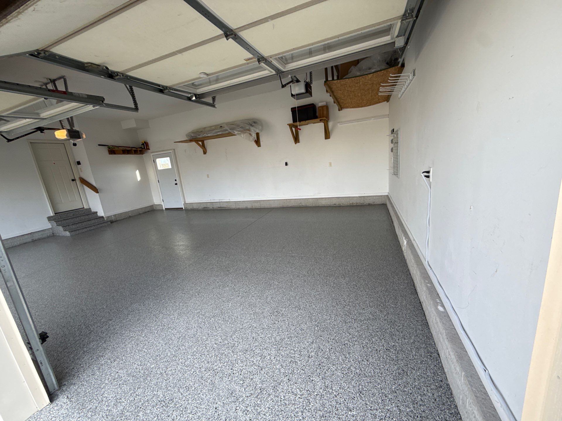 New Years Resolutions May Take A Long Time To See Results, But Our Floors Take Just One Day to Install. by Revival Concrete Coatings