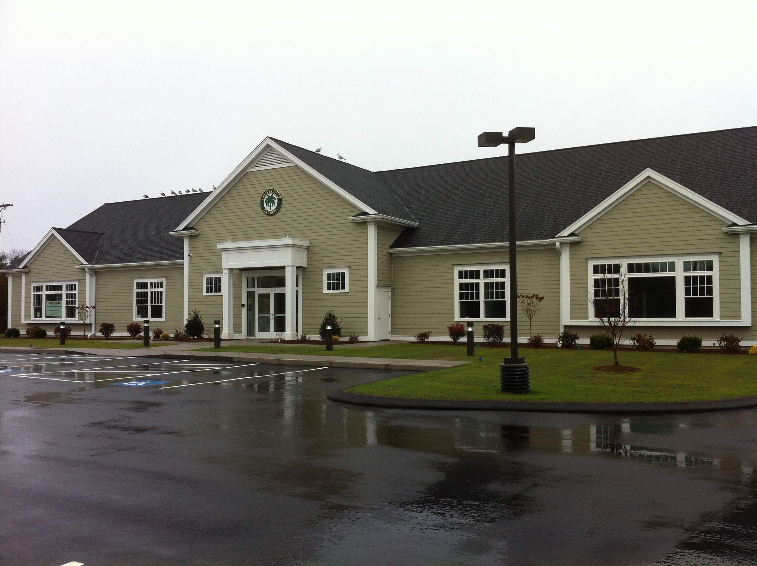 6″ Commercial Gutters and 4×5 Downspouts Installed by Gutter Pro in Hyannis, MA by Gutter Pro Enterprises