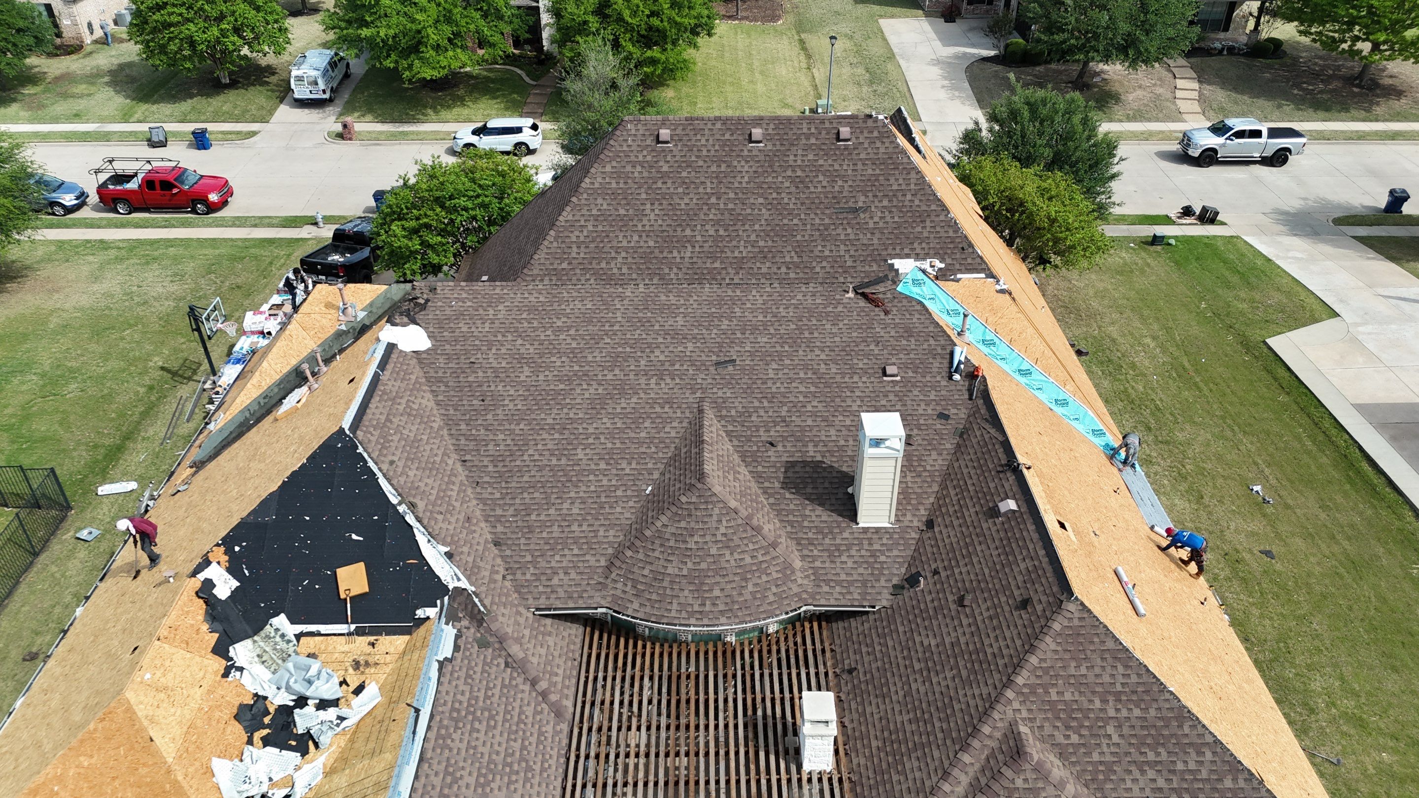 Residential Roof Replacement, and Full Exterior Restoration Wylie, Texas by Springtree Restoration 