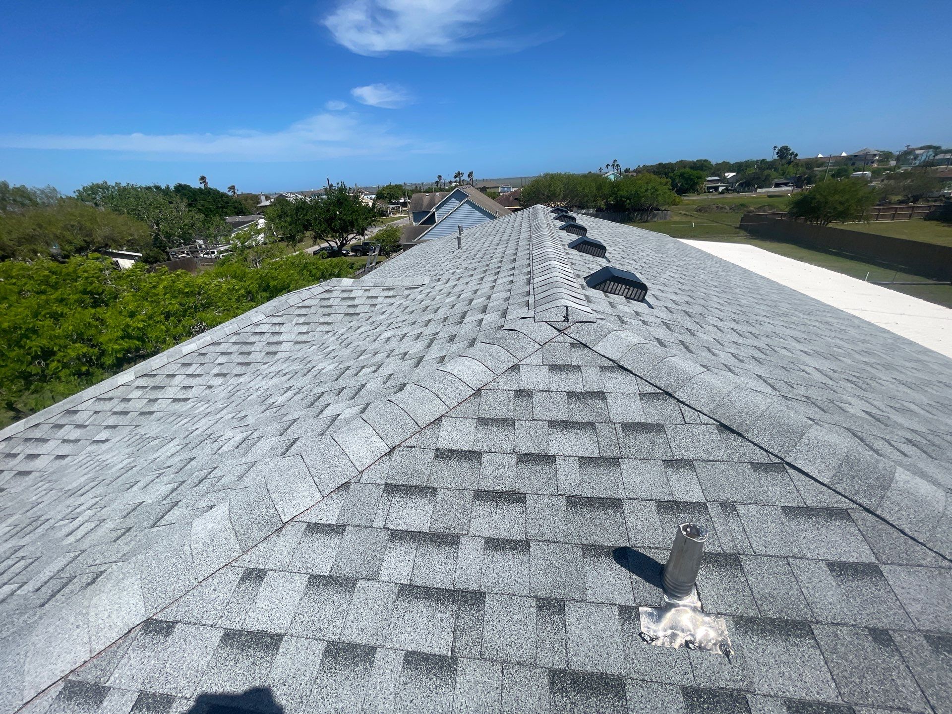 Residential Roofing Installation using IKO Cambridge Dual Gray by Lighthouse Roofing