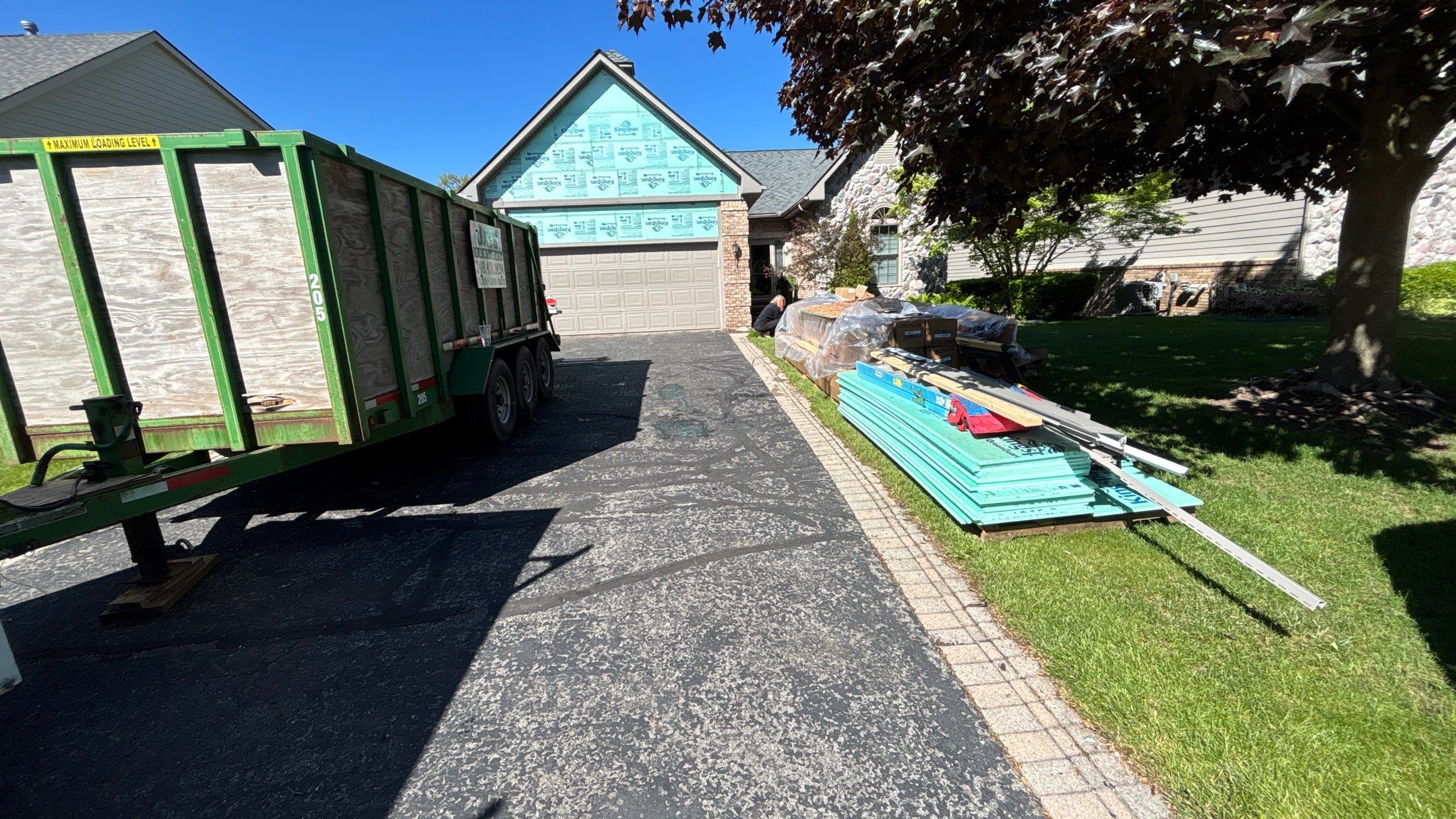 Siding Replacement using Alside Storm Grey by 180 Contractors