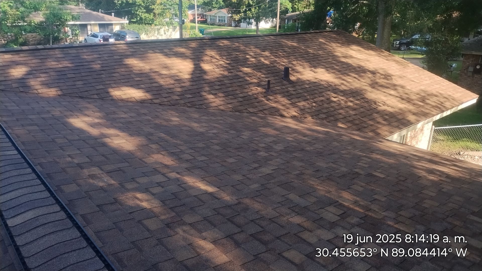 Old roof replacement by Husband Roofing & Contracting