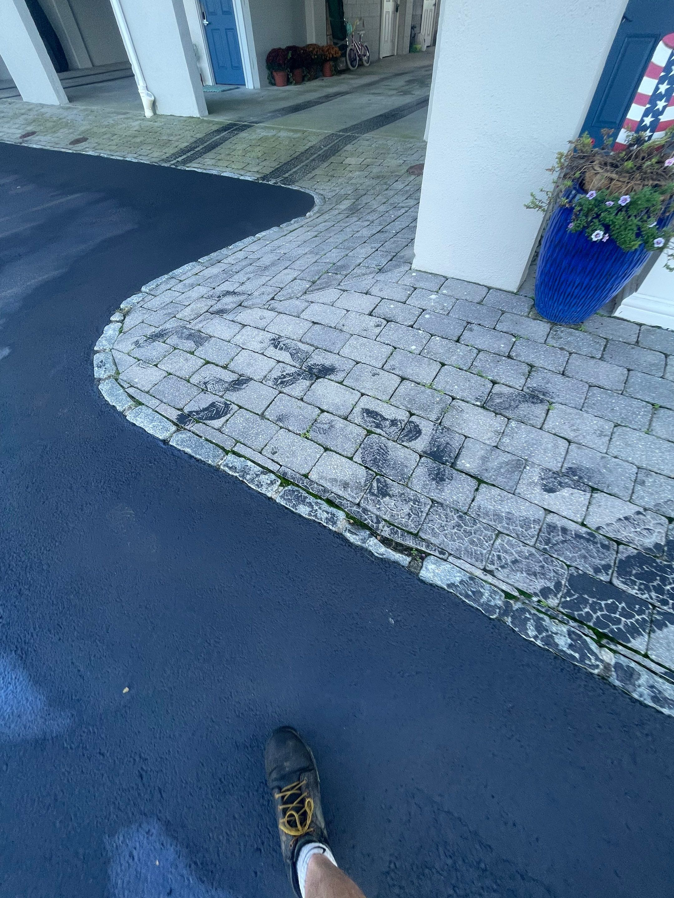 Pavers Cleaned & Concrete Cleaning by SJ Exterior