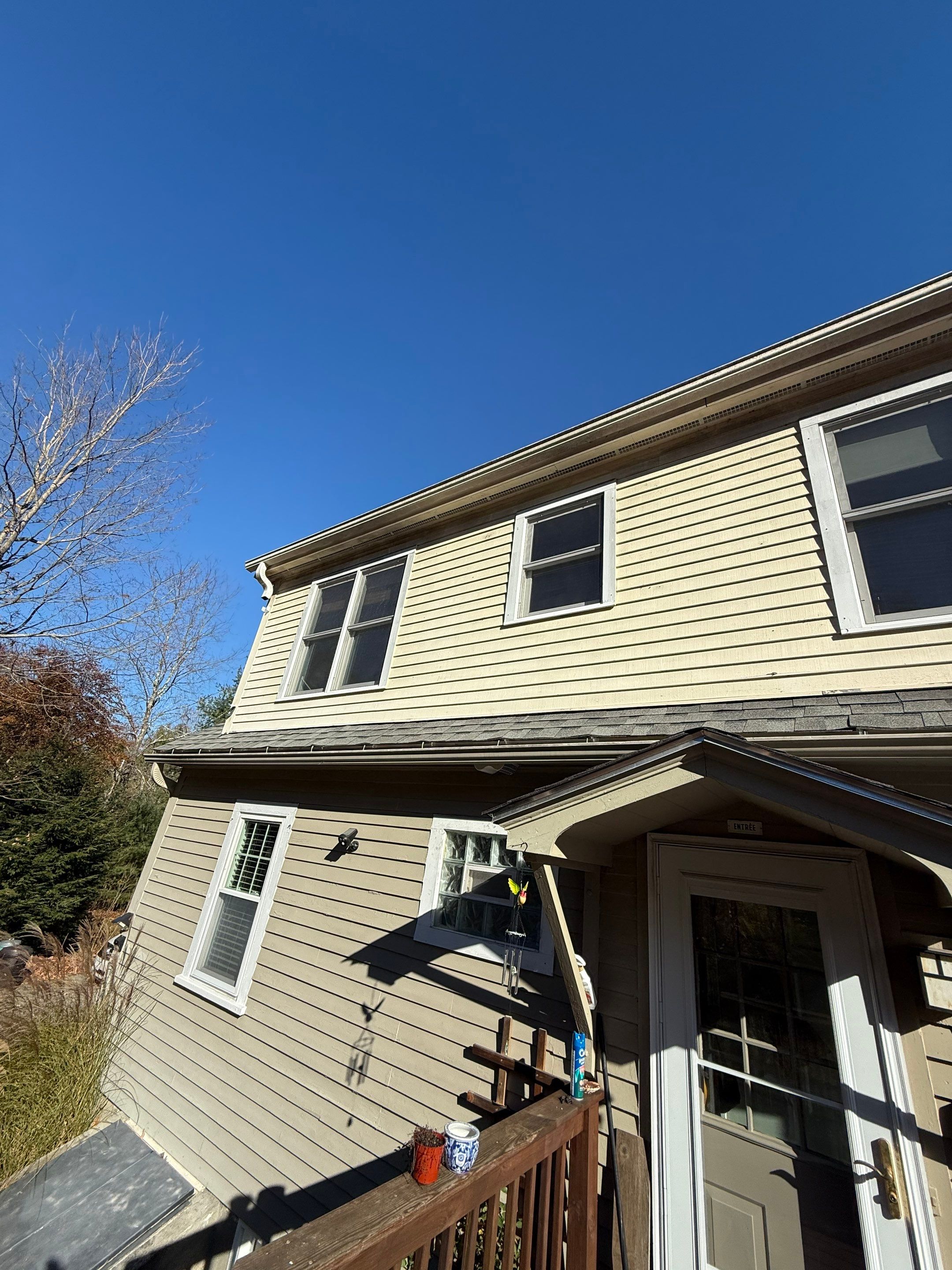 Groton Gutter Replacement - Front & Back Main Home by Mighty Dog Roofing of Greater Middlesex County