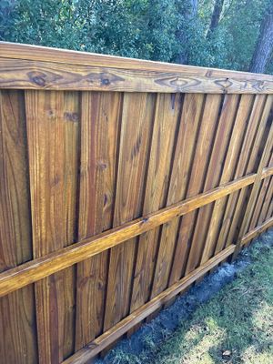 Fence using Wood Sealant