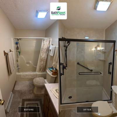 Tub to Shower