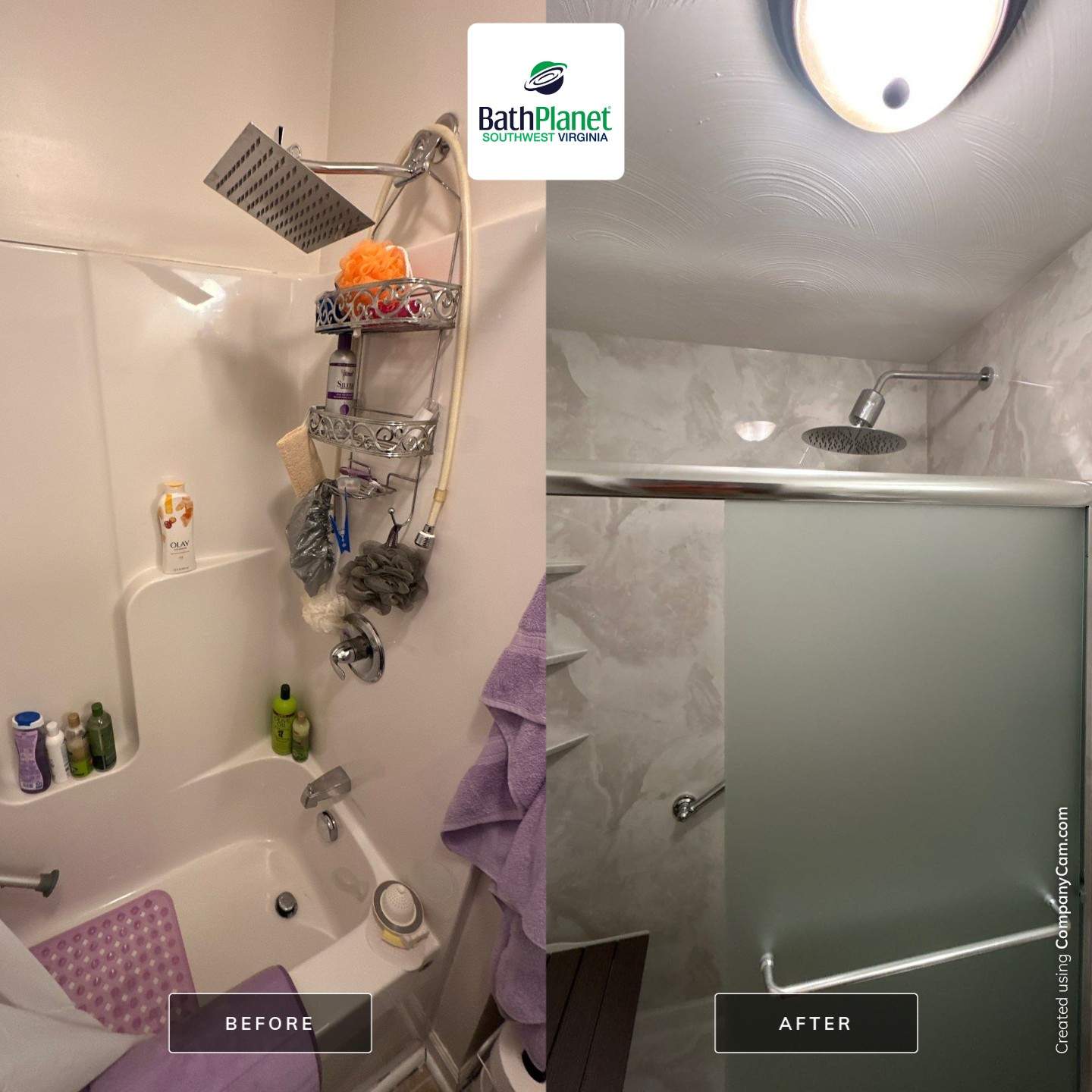 Tub to Shower by BathPlanet SW Virginia