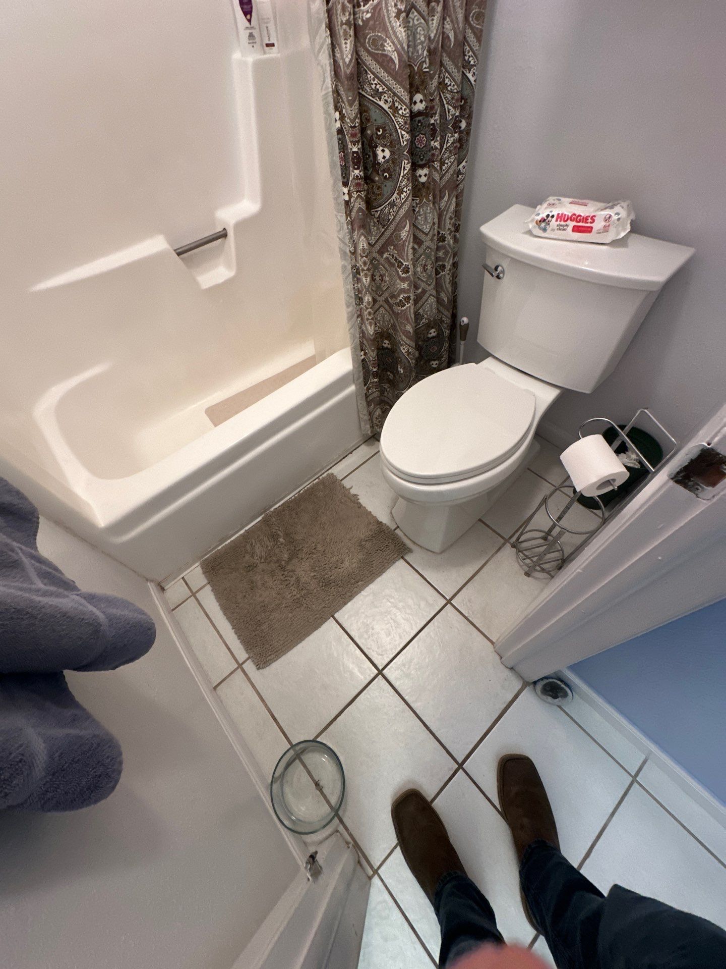 Tub to Walk-in shower, new flooring in Austin, 78745 by Lane Lauritsen - The Hill Country, Texas