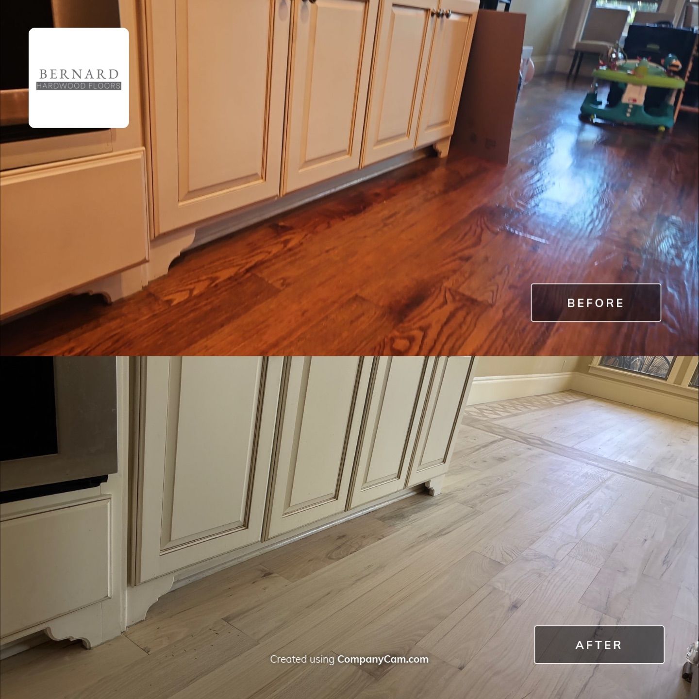 Bleached 5 inch Red Oak #2 by Bernard Hardwood Floors