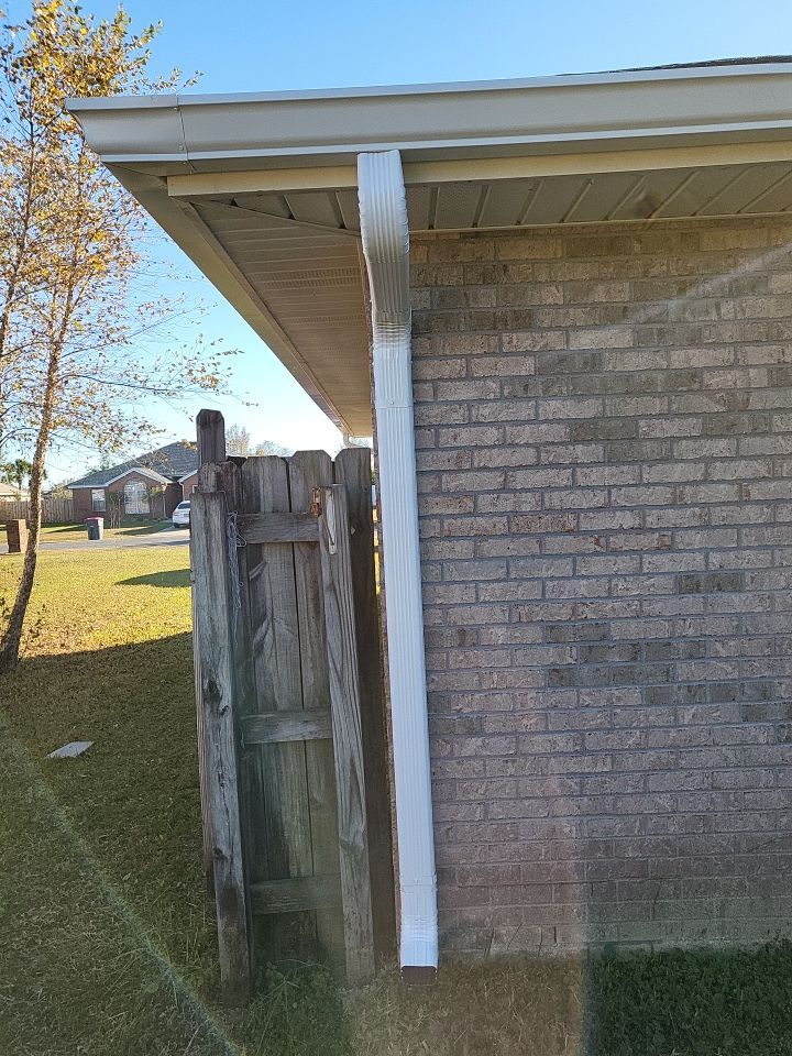 Gutter Installation using K-Style Seamless Gutters by Gutter Professors
