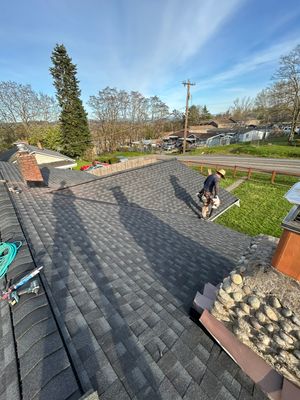 Residential Roofing Installation using GAF UHDZ Shingles