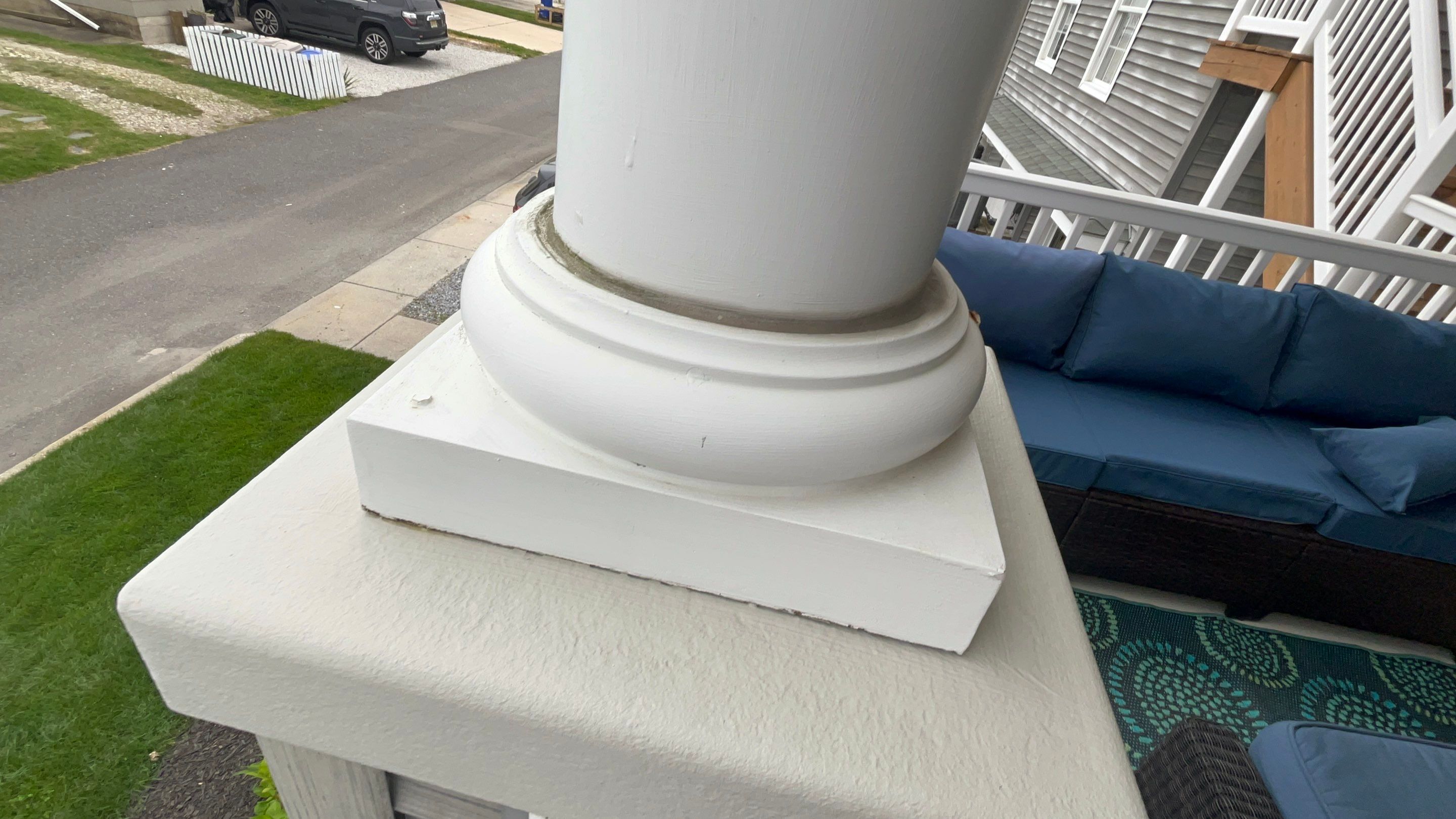 Exterior painting - Columns & Beams Ocean City, NJ by FreshCoat Works LLC
