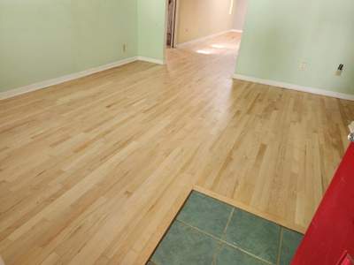 Former Gym Floors Refinished in Newcastle Residential Home