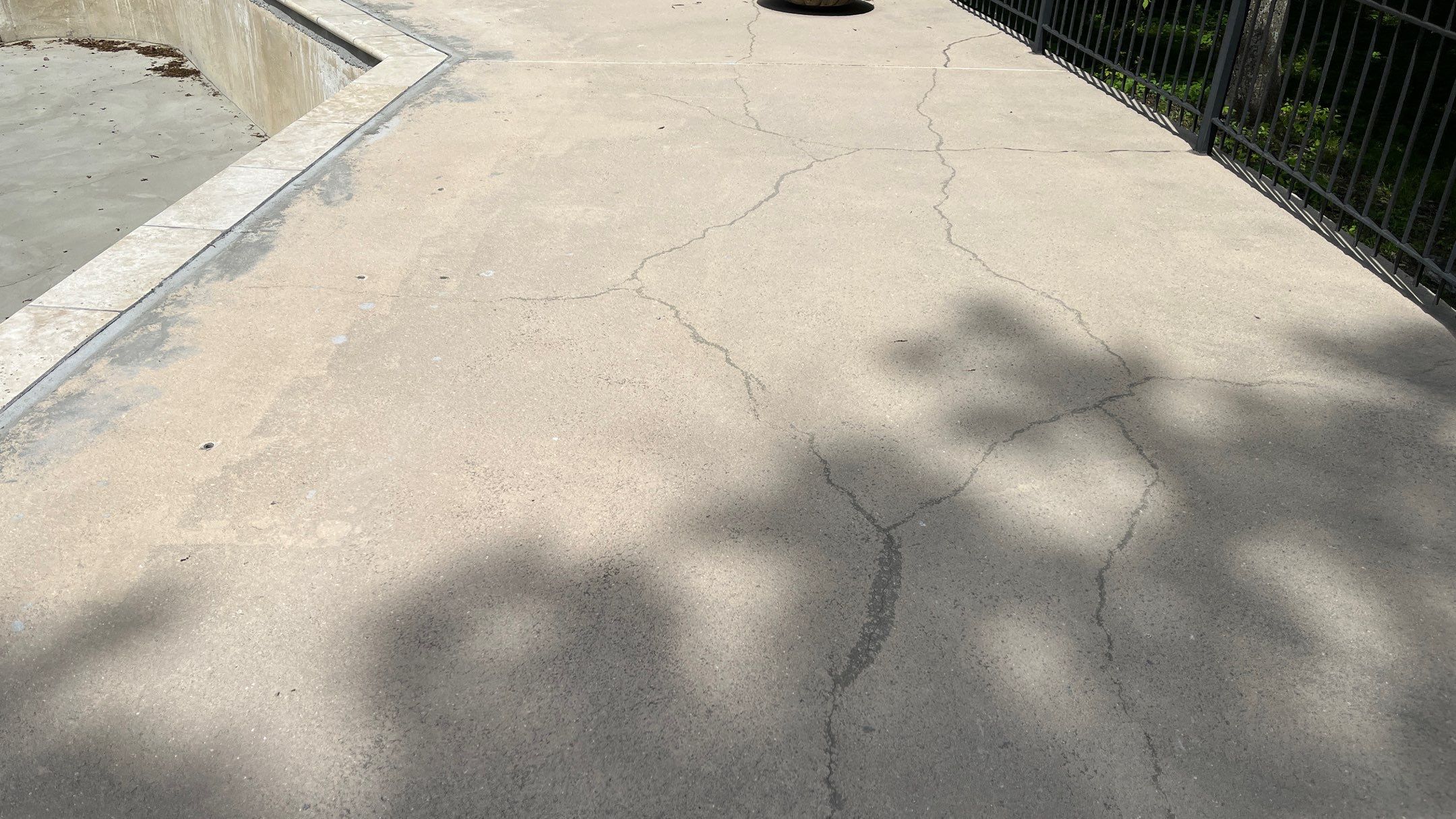 Pool Deck Resurface W/ Custom Scoreline - Olathe, KS by Big Red Decorative Concrete, LLC