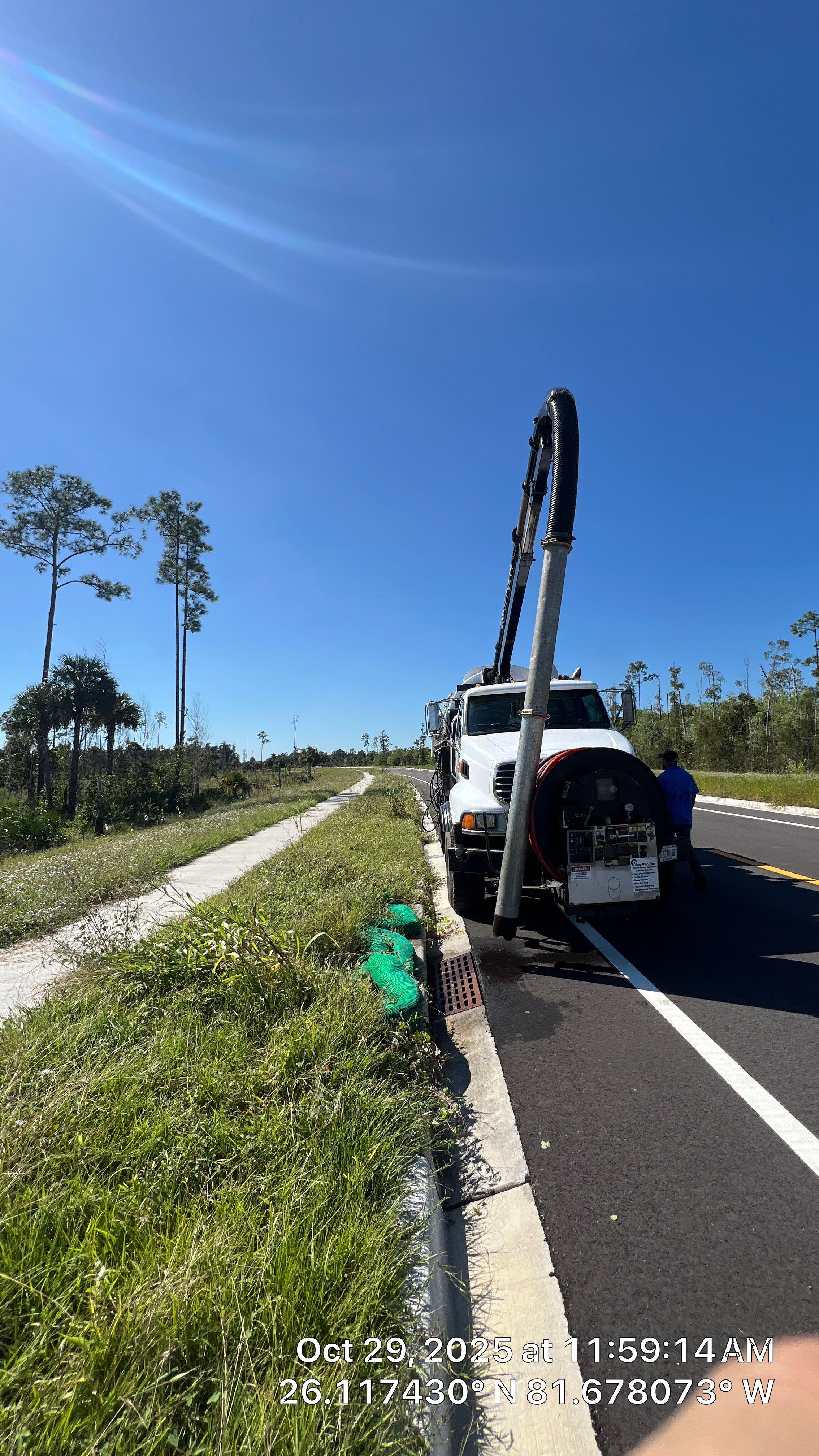 New Construction Road off Rattlesnake in Naples by Don Mar, Inc. Storm Water Solutions