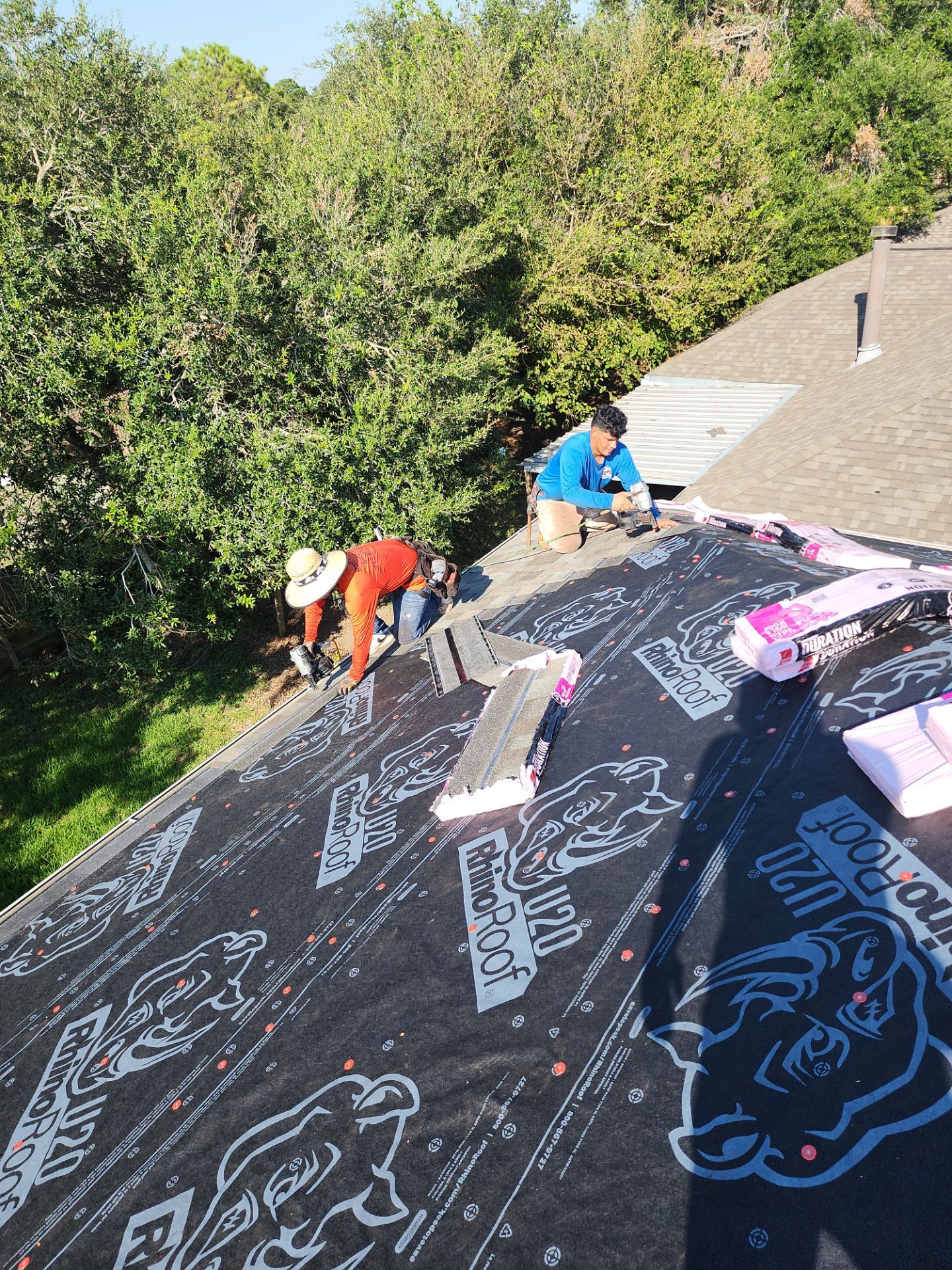 Residential Roofing Repair using Owen's Corning Duration (Lifetime) Shingles by Roof Repair Company