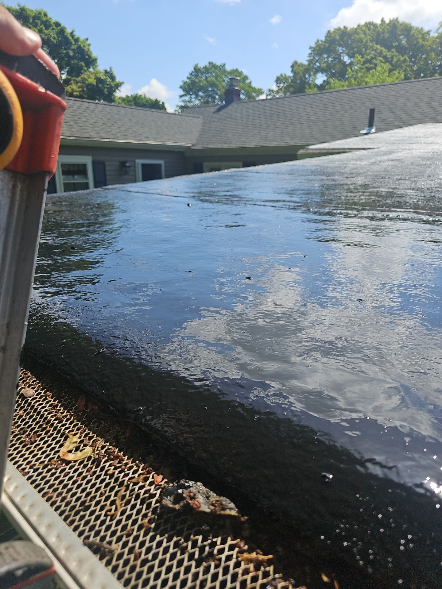 Residential Roofing Installation using Owens Corning Duration Onyx Black by A Plus Exterior