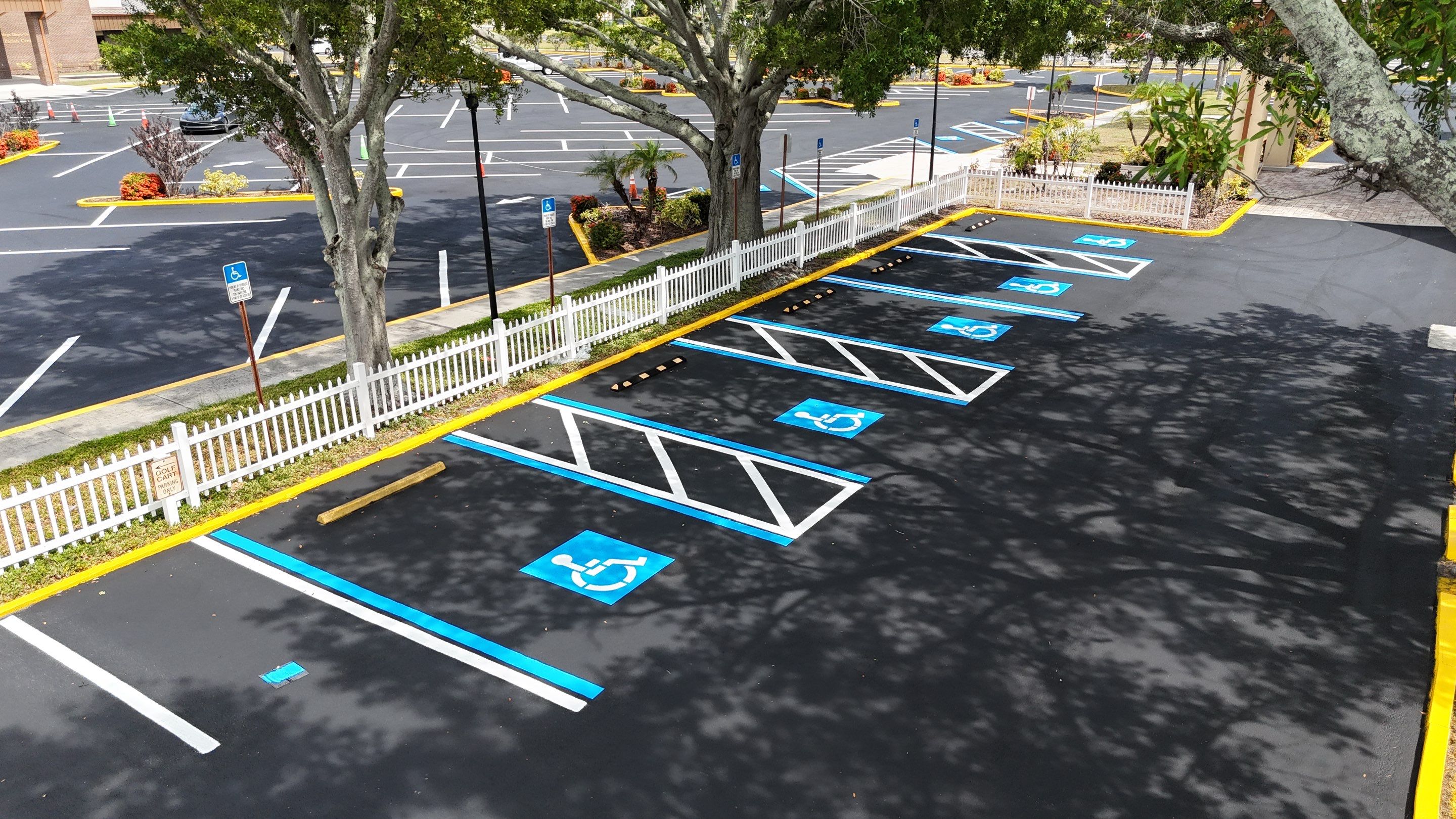 Comprehensive Asphalt Repair and Sealcoating for Sun City Center Church by Everline Coatings & Services - Southwest FL