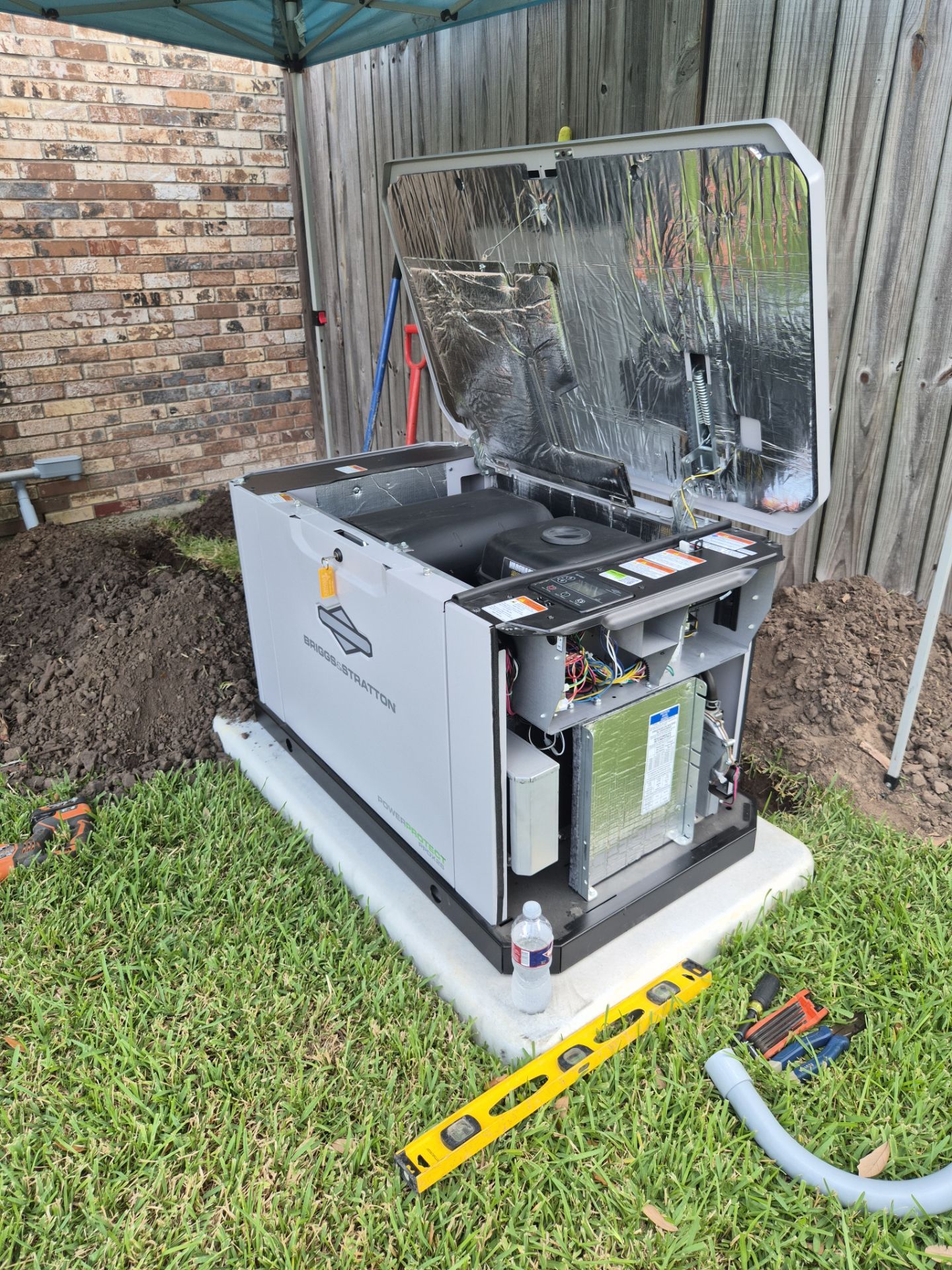 Briggs & Stratton PowerProtect Standby Generator Installation in Deer Park, Texas by GenTex Elite Services