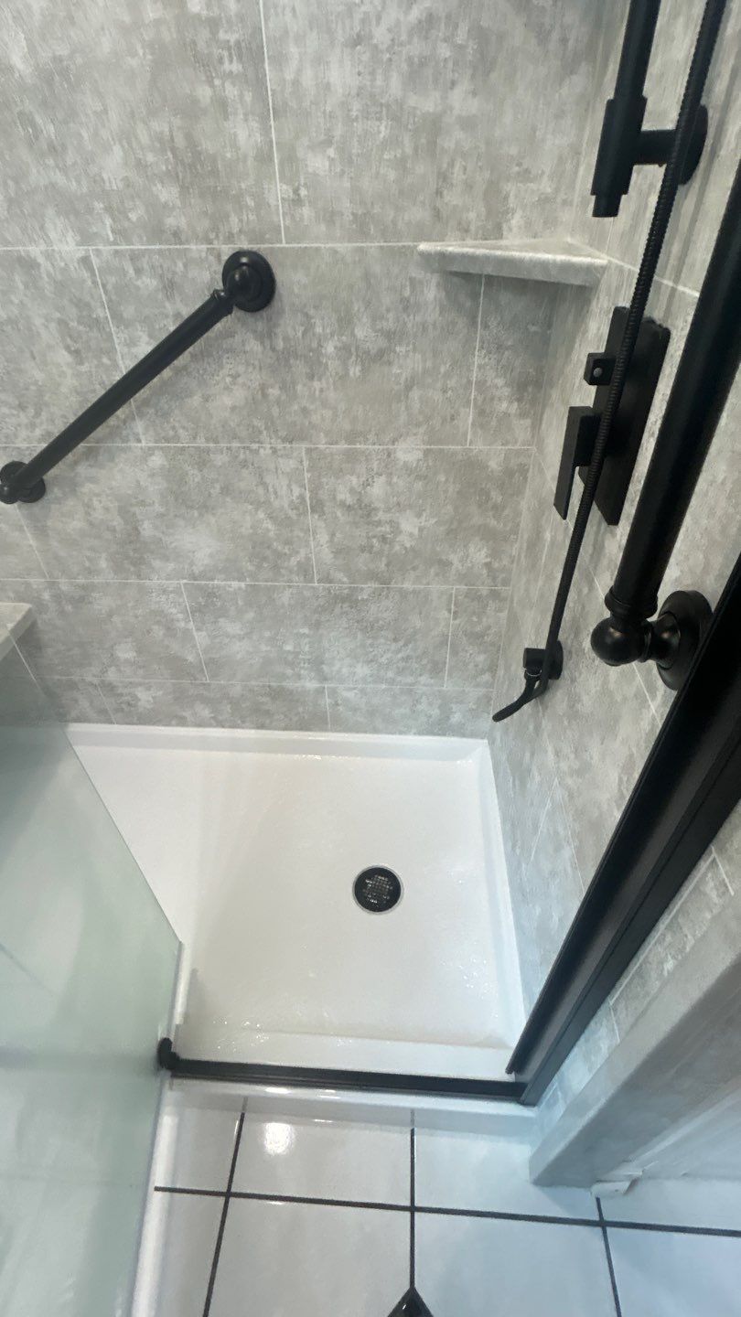 Tub to Walk-In Shower by BathPlanet SW Virginia