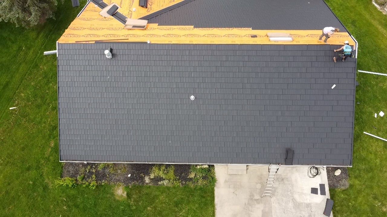 Metal Shingle Shake Roof Installation – Sidney, Ohio by 4Ever Metal Roofing