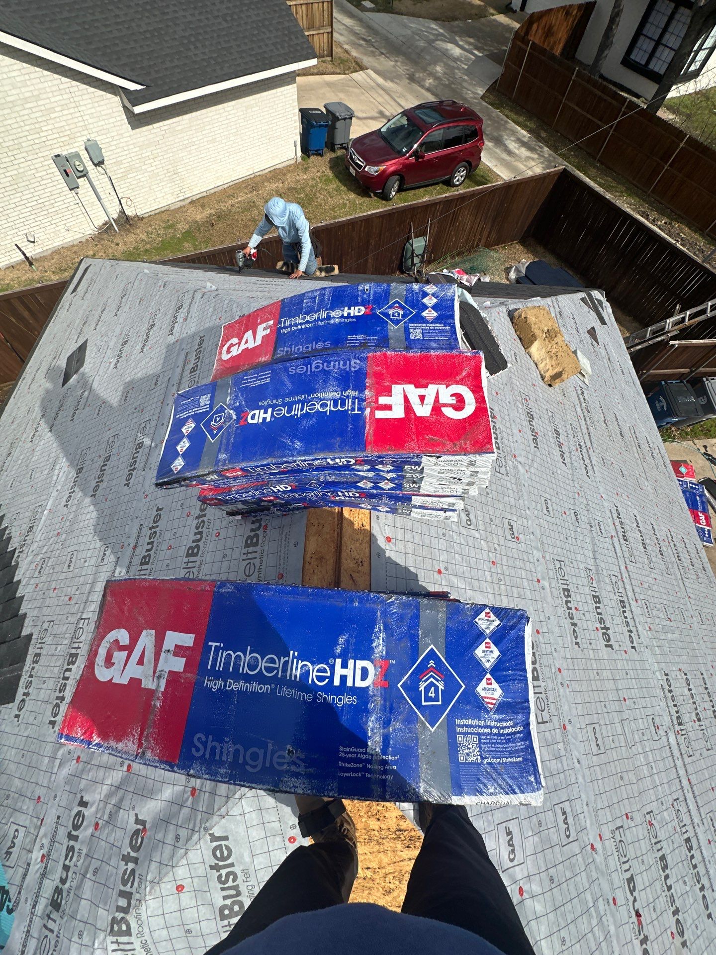 Project in Dallas by Zeus Exteriors
