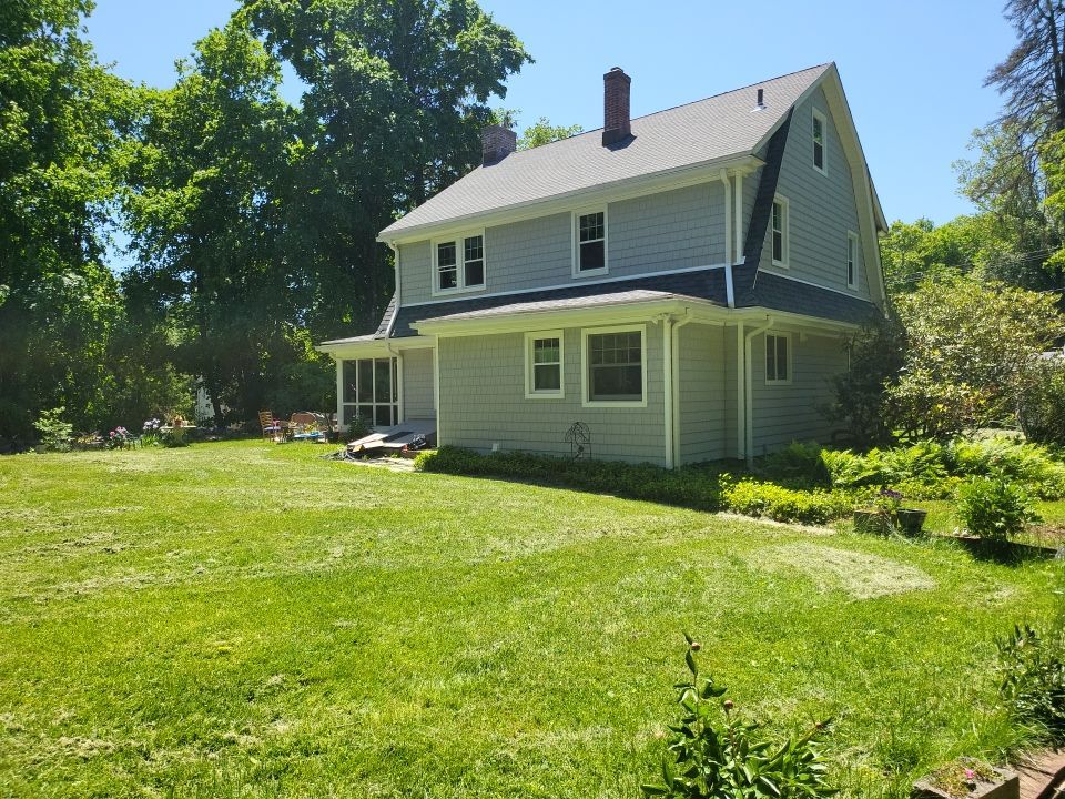 Siding Installation using Certainteed Cedar Impressions Sterling Gray by A Plus Exterior