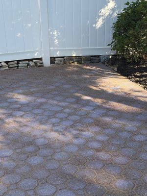 Paver Re-Leveling in Franklin, NJ — Gallo Bros job photo