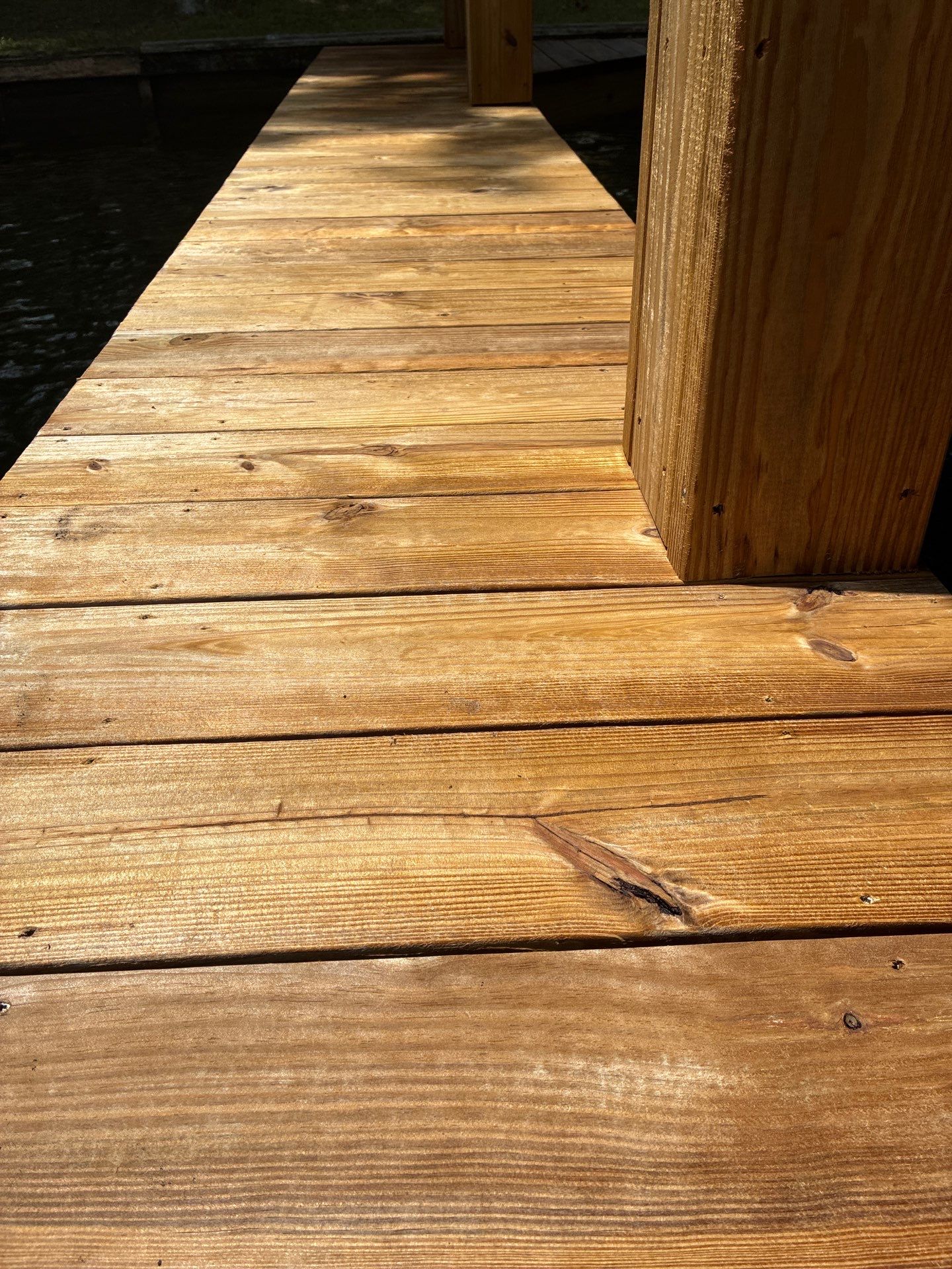 Dock using Wood Sealant by DuraSeal