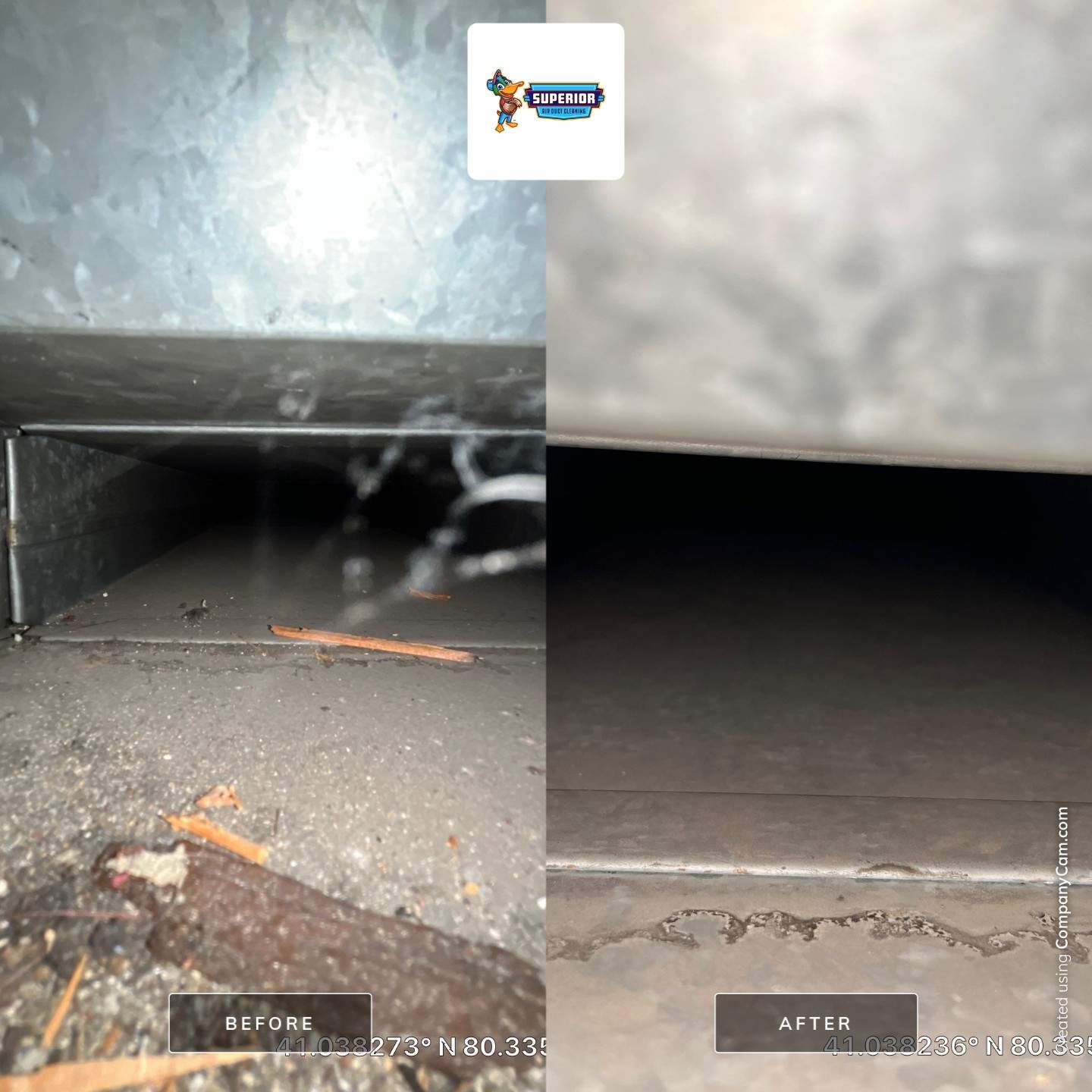 Air Duct Cleaning With a Vacuum Truck in New Castle, PA by Superior Air Duct Cleaning