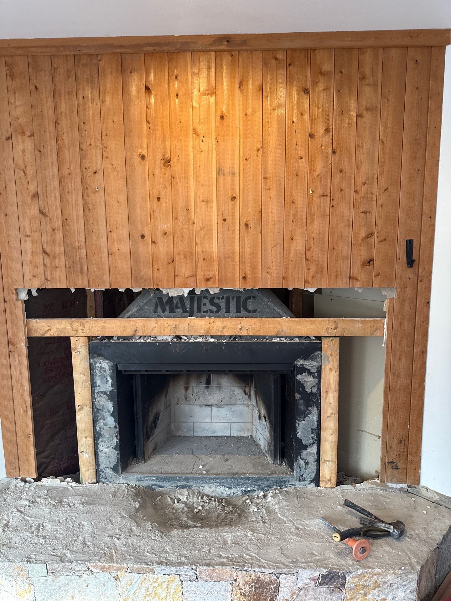 Wood Fireplace by Neighborhood Chimney Services 