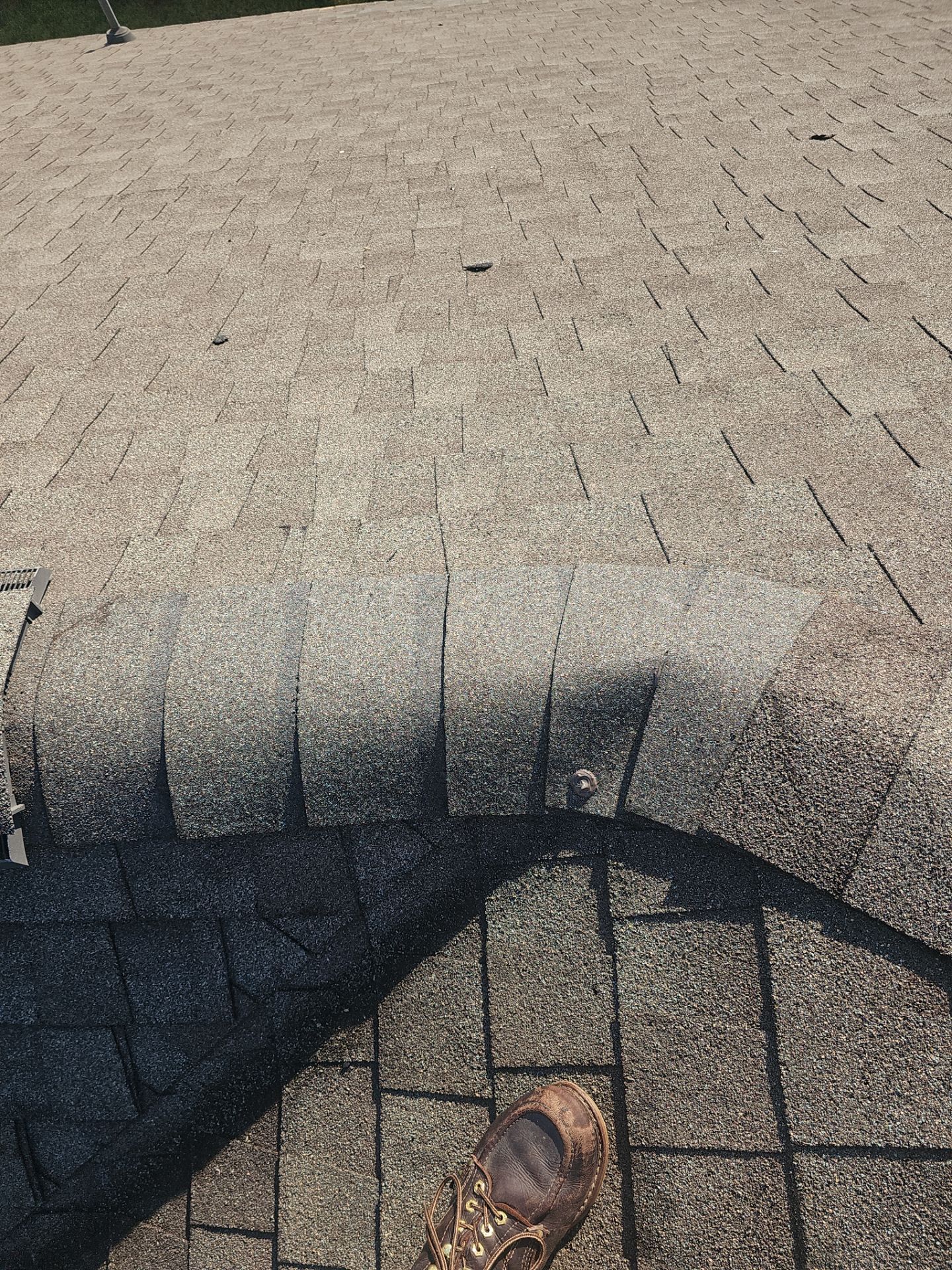 Hail Damage using Owen's Corning Duration (Lifetime) Shingles by Roof Repair Company