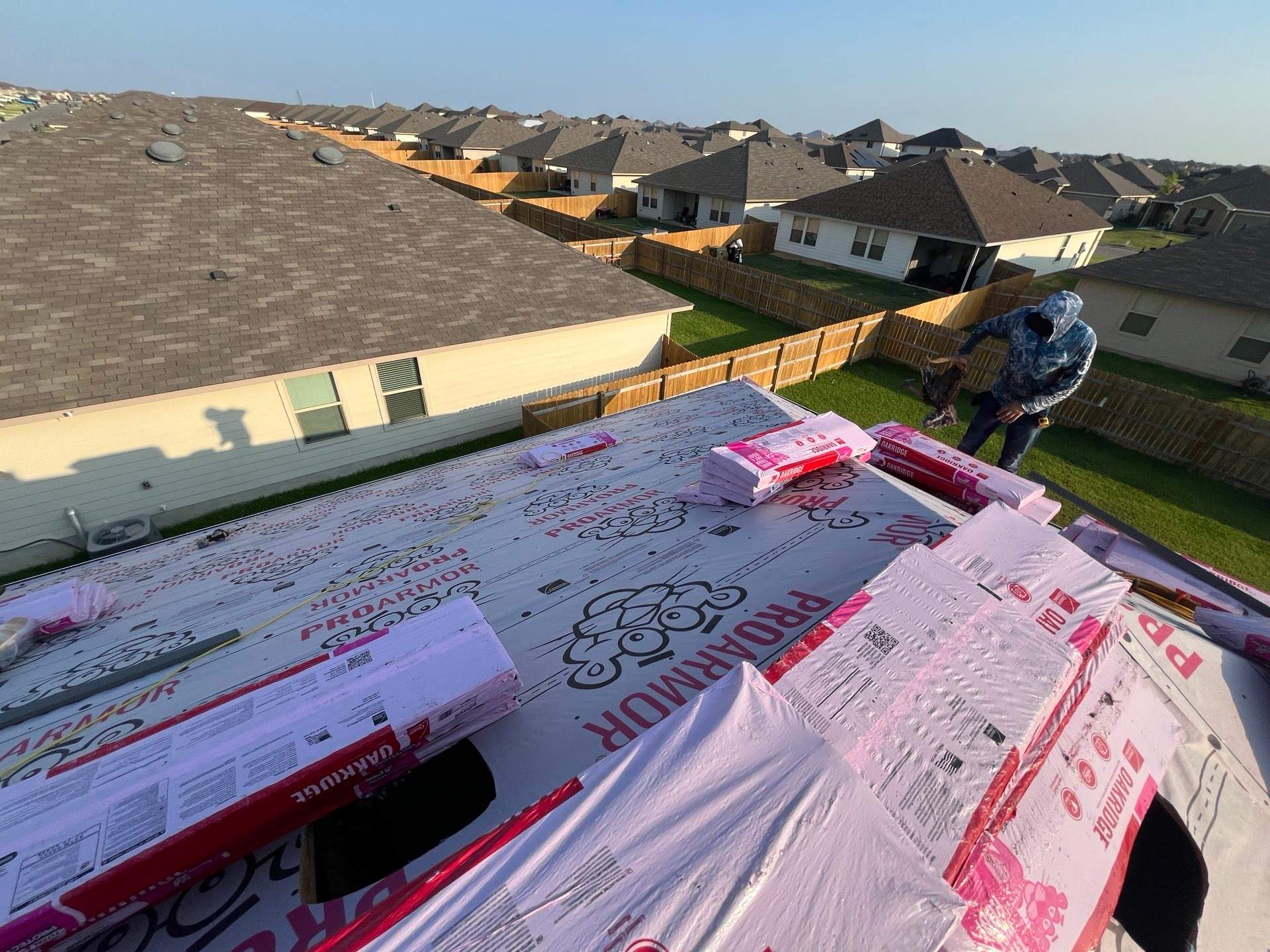 Residential Roofing Installation using Owens Corning Oakridge by Kstylez Roofing & Construction