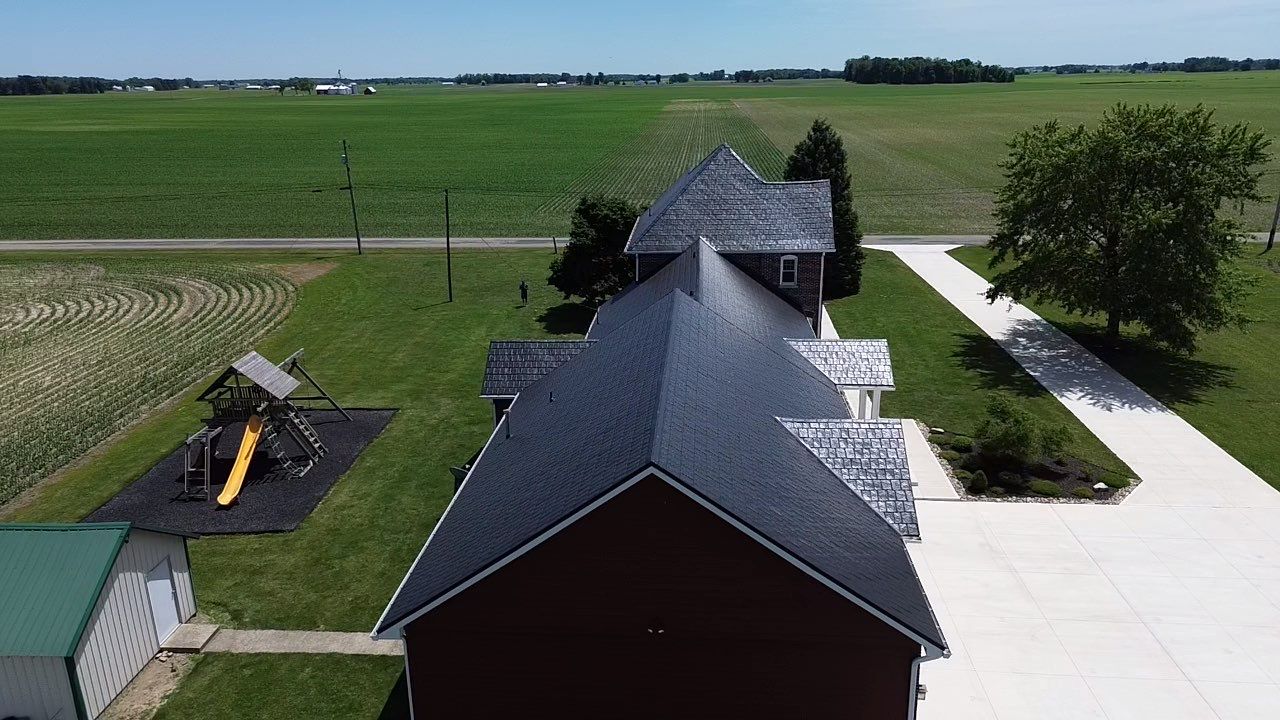 Historic Metal Slate Roof Restoration in Elwood, IN by 4Ever Metal Roofing