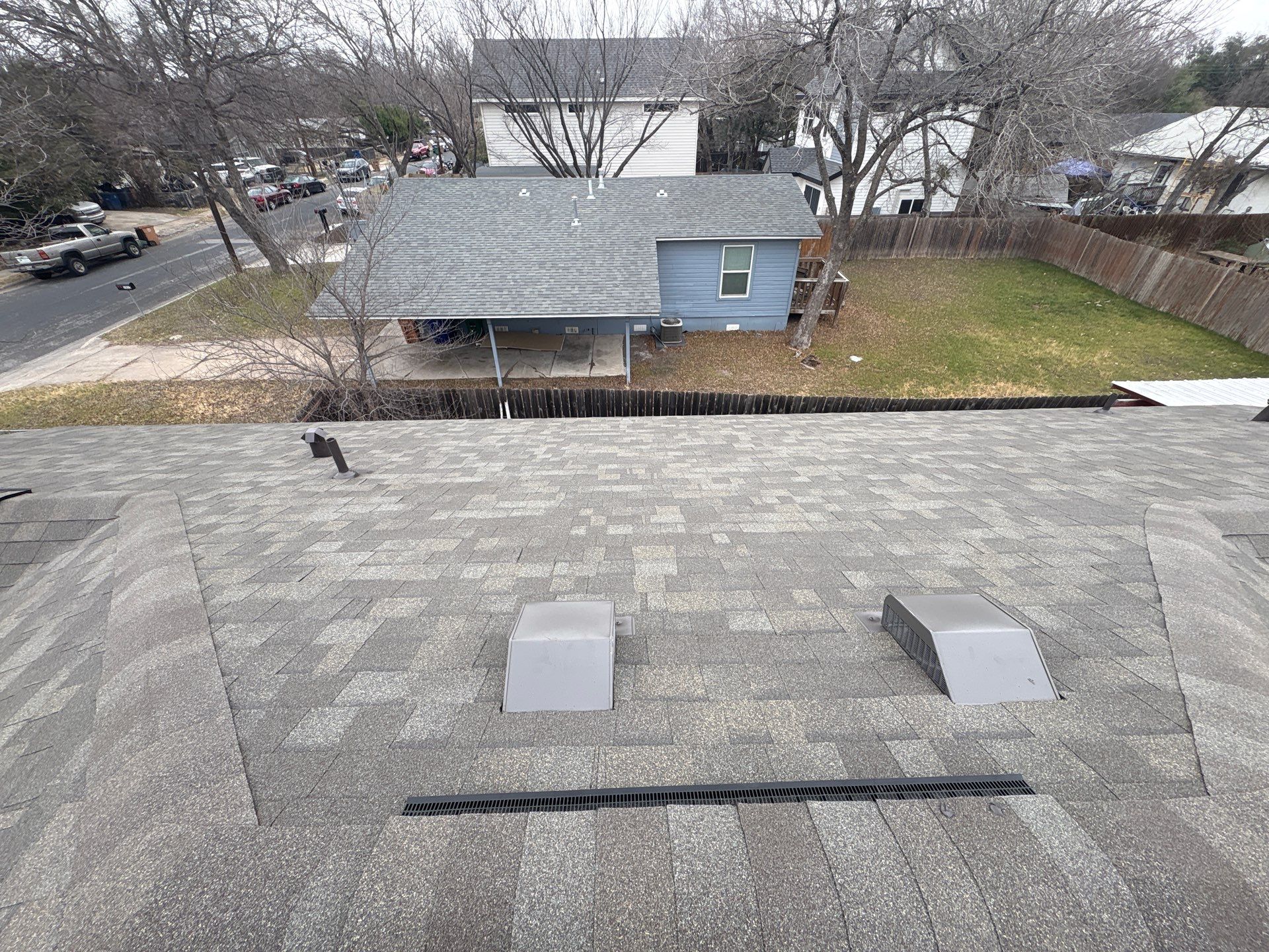 Roof Replacement in Austin, TX | Owens Corning Driftwood Shingles by Kstylez Roofing & Construction