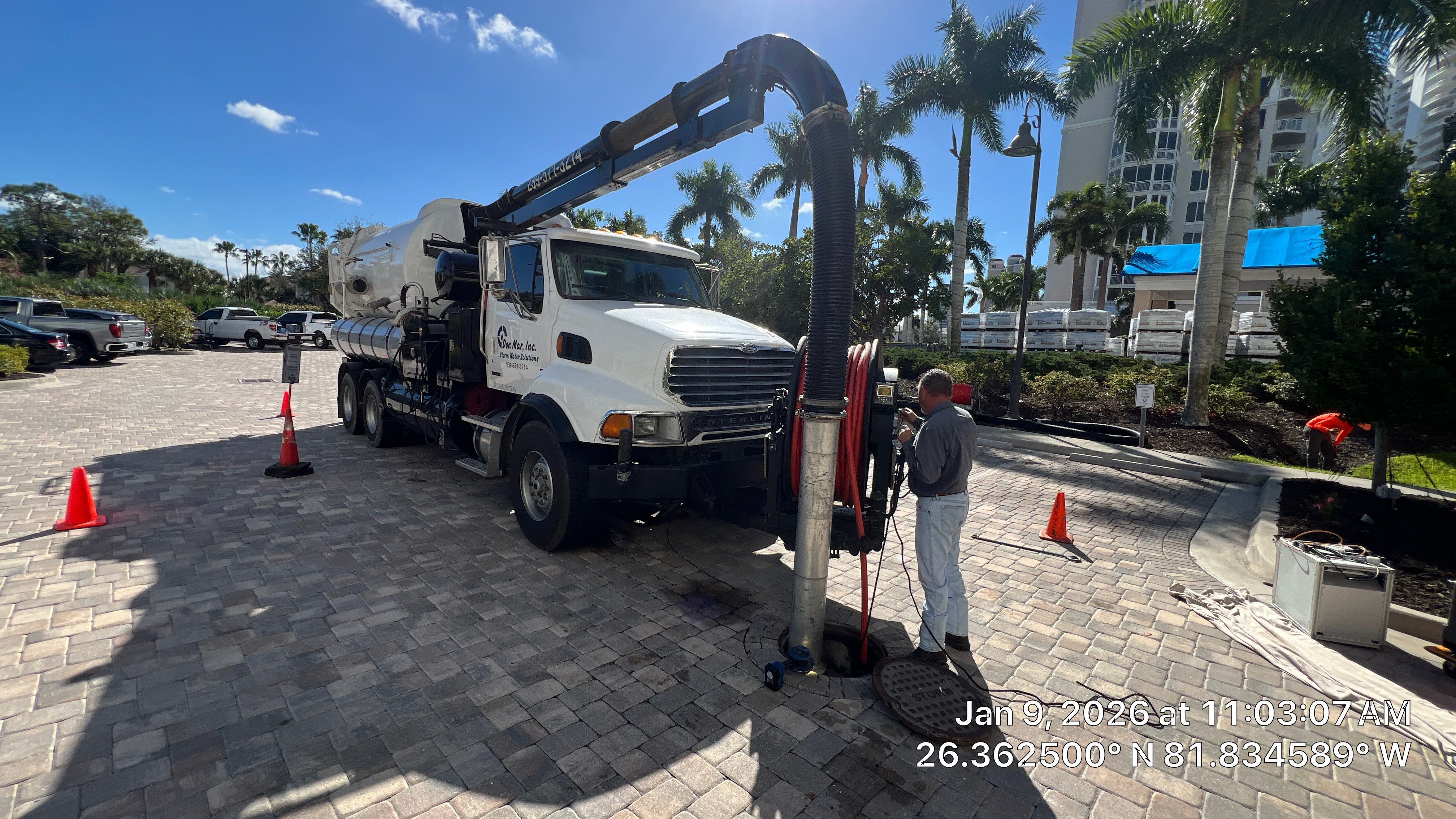 Bonita Bay Condo Stormwater System Maintenance with PRS by APS Power & Water