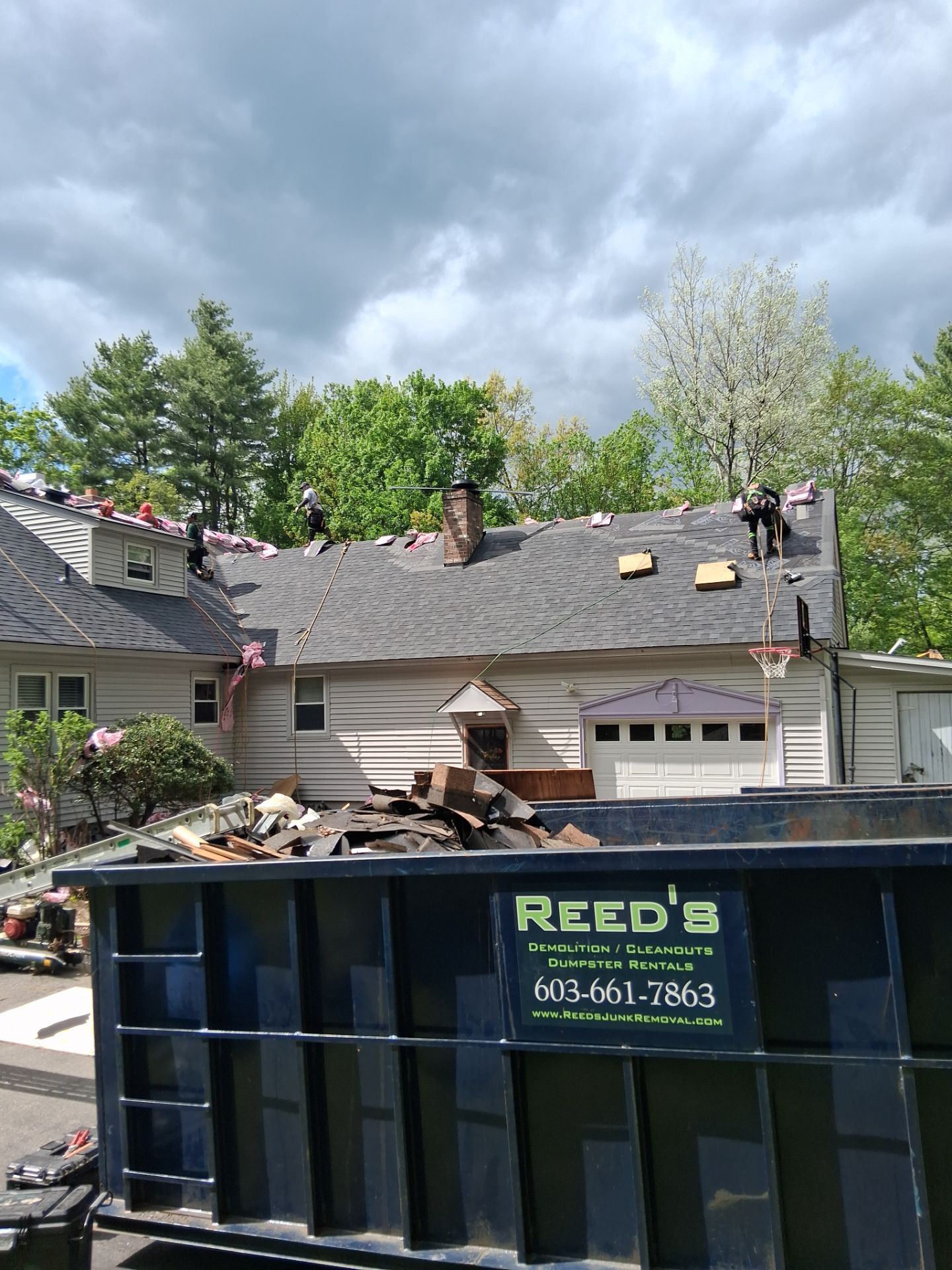 Residential Roofing Installation in Goffstown Featuring Architectural Shingles by Tall pine roofing