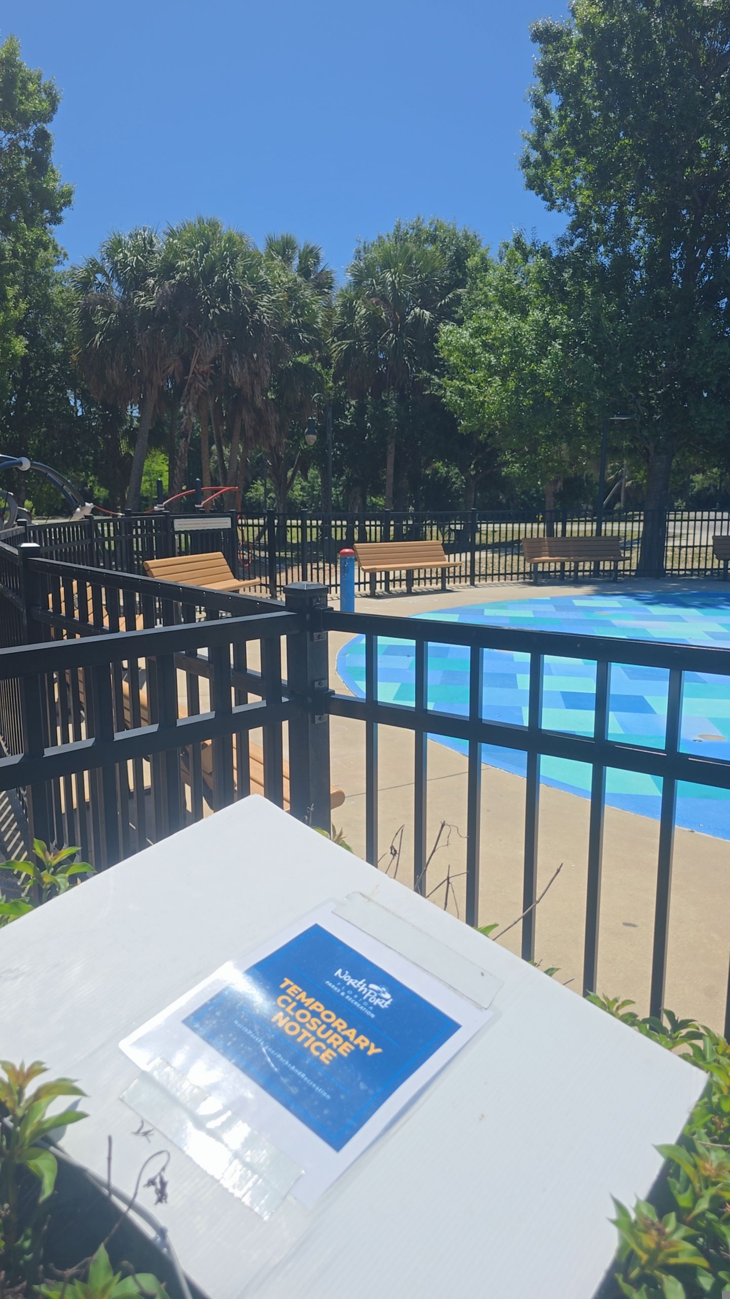 Atwater Splashpad for the City of North Port by True Fence LLC