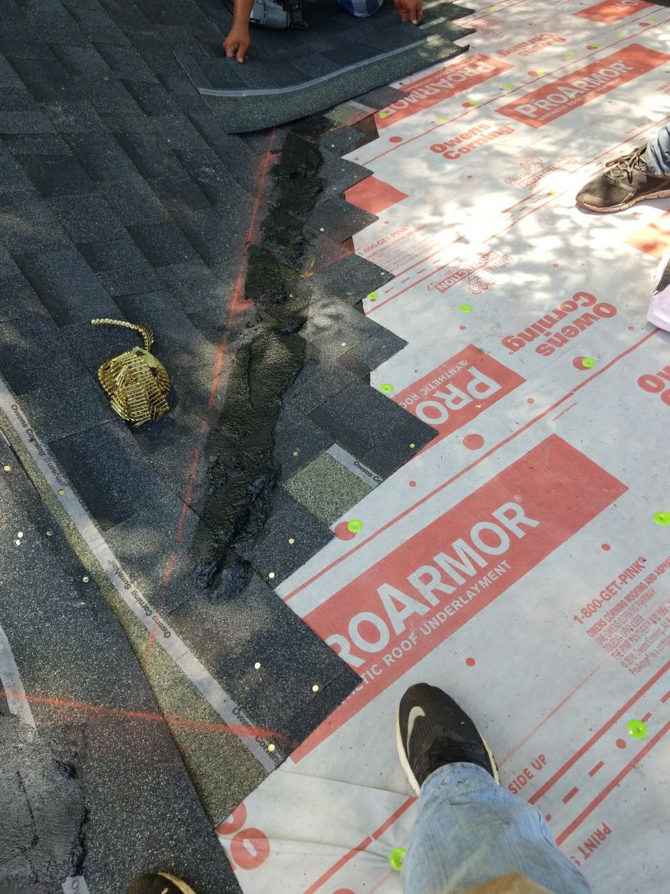 Residential Roofing Installation using Roof Replacement by American Roofing & Construction LLC