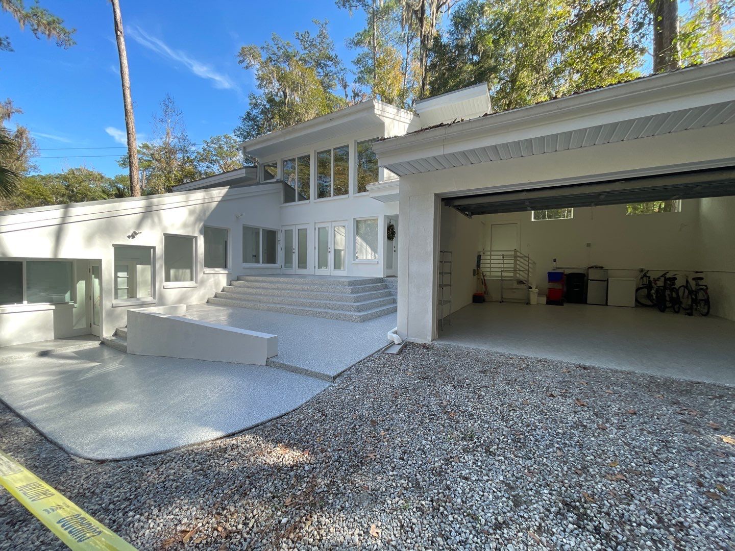 Entry and Garage in Gainesville, FL inSlate Stone by Cross Creek Concrete Coatings