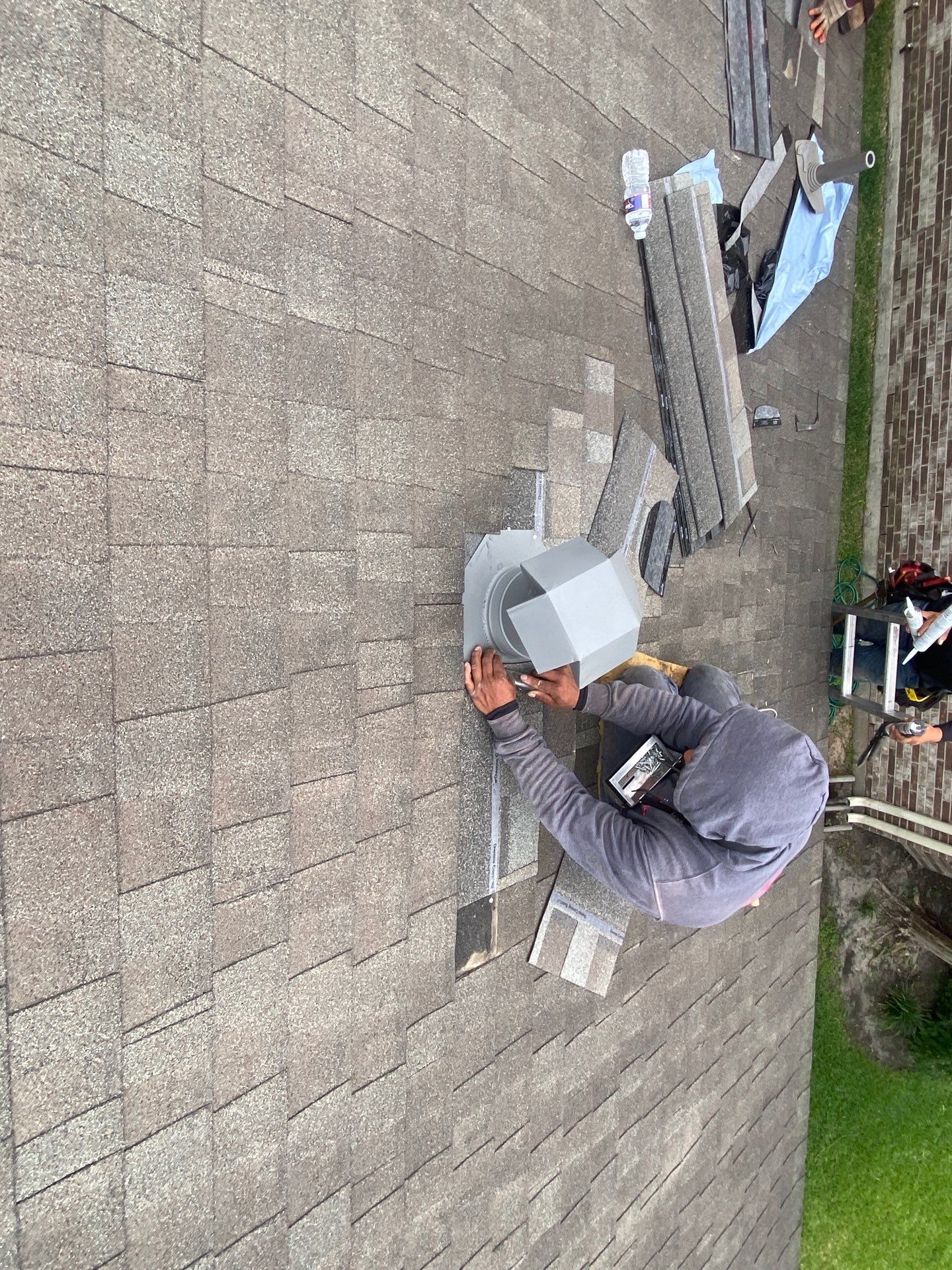 Hail Damage using Owen's Corning Duration (Lifetime) Shingles by Roof Repair Company