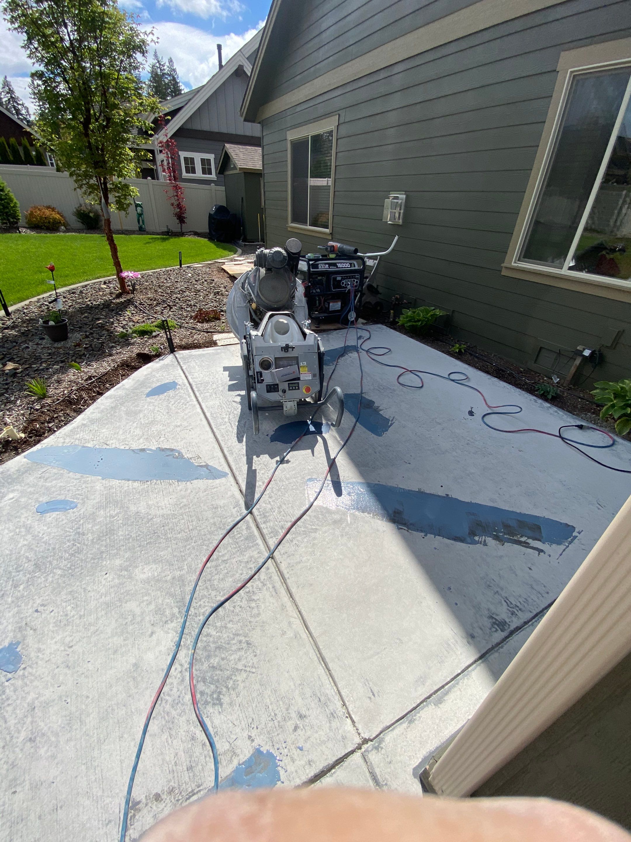 Patio and Walkway using Cordwood Colorway by Croc Coatings, LLC
