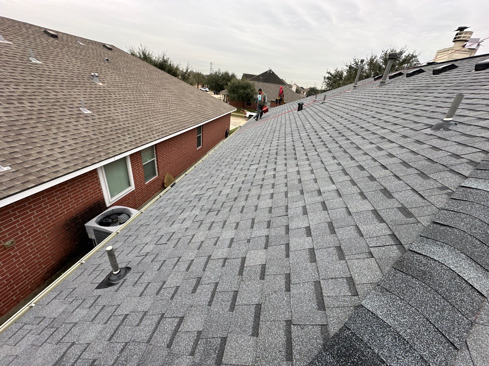 Project in Houston by Motion Roofing