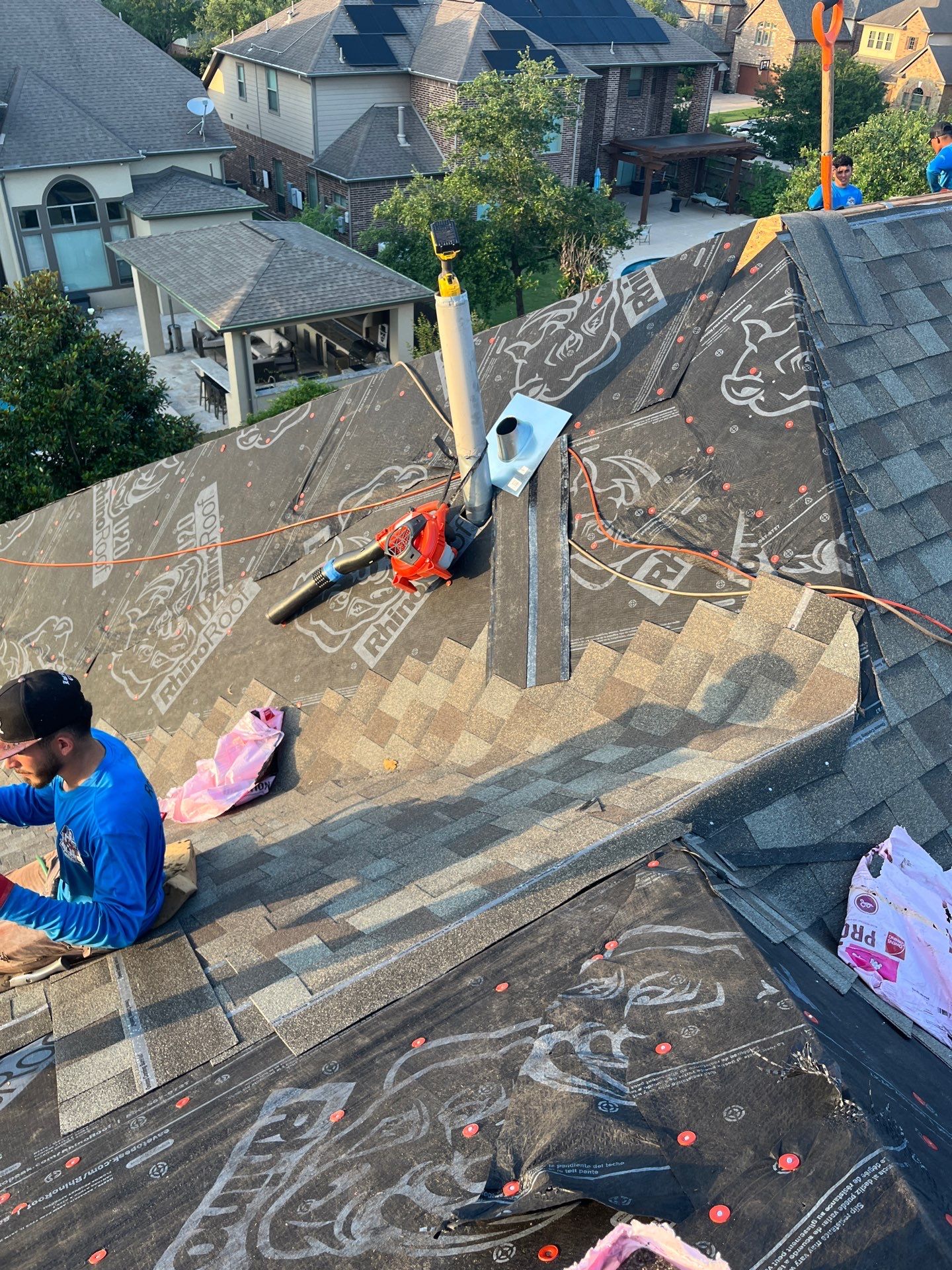 Residential Roofing Repair using Owen's Corning Duration (Lifetime) Shingles by Roof Repair Company