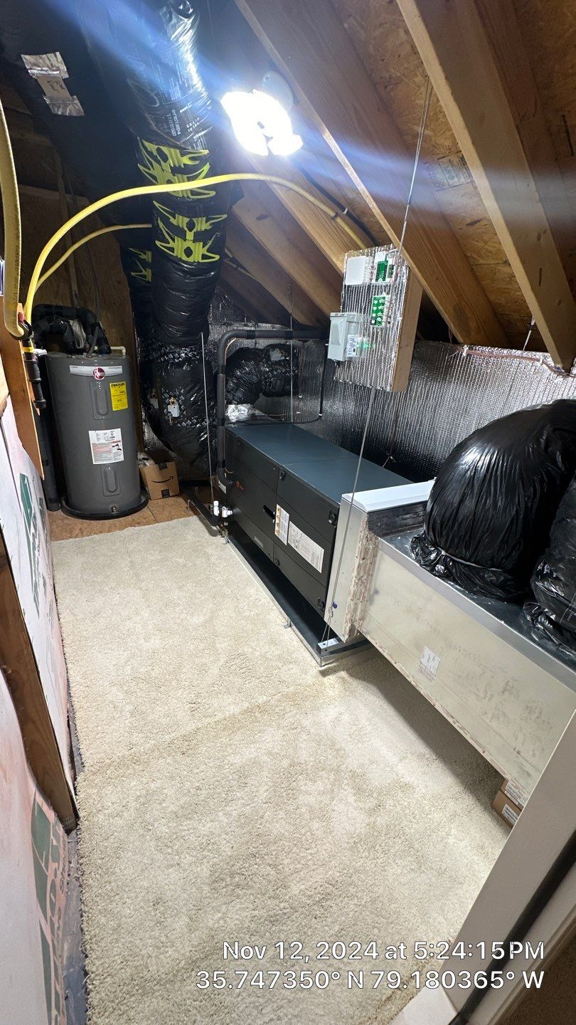 Trane XV20i Split Heat Pump Install  by Nick's Mechanical LLC.