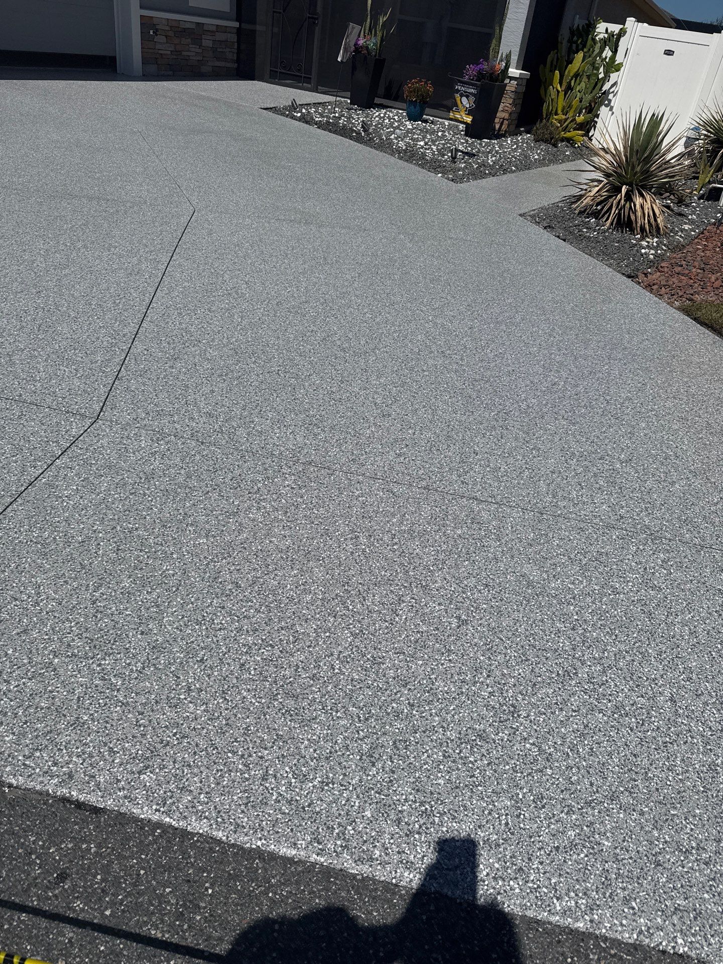 Driveway & Sidewalk Slatestone by Innovative Concrete Coatings 