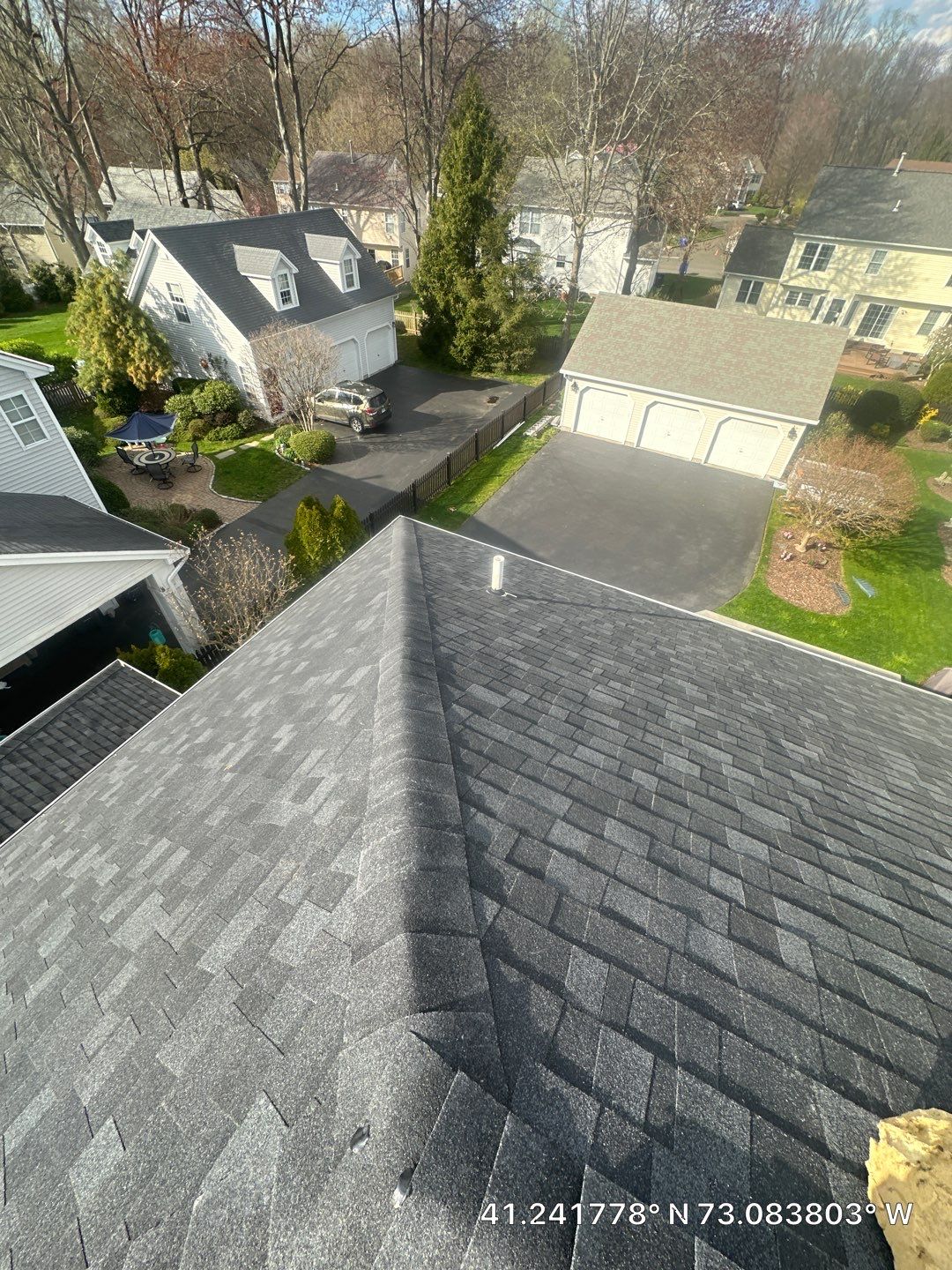 Residential Roofing Installation using Owens Corning TruDefinition Duration - Onyx Black by A Plus Exterior