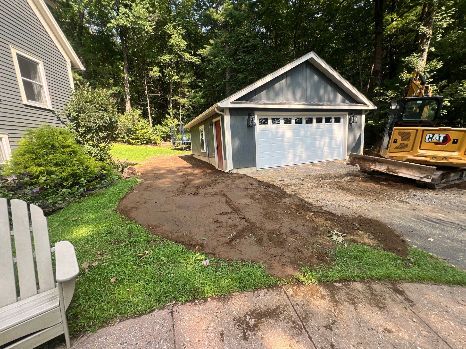 Garage using LP SmartSide Panel Siding by Chagnon Building & Remodeling LLC